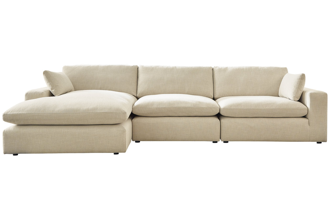 Elyza Linen LAF Sofa Chaise - SET | 1000616 | 1000665 | 1000646 | 1000608 - Bien Home Furniture & Electronics