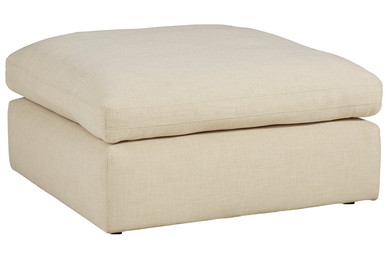 Elyza Linen Oversized Accent Ottoman - 1000608 - Bien Home Furniture & Electronics