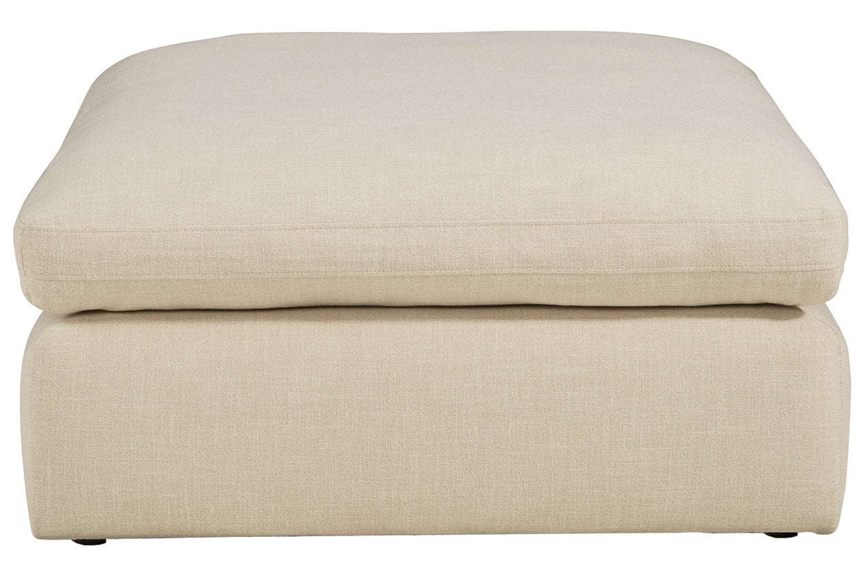 Elyza Linen Oversized Accent Ottoman - 1000608 - Bien Home Furniture & Electronics