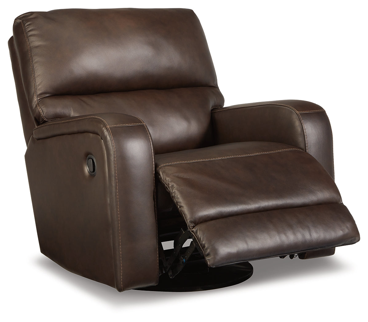 Emberla Coffee Swivel Glider Recliner - U4480561 - Bien Home Furniture & Electronics