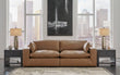 Emilia Caramel Leather 2-Piece Loveseat - SET | 3090164 | 3090165 - Bien Home Furniture & Electronics