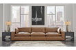 Emilia Caramel Leather 3-Piece Sofa - SET | 3090164 | 3090165 | 3090146 - Bien Home Furniture & Electronics