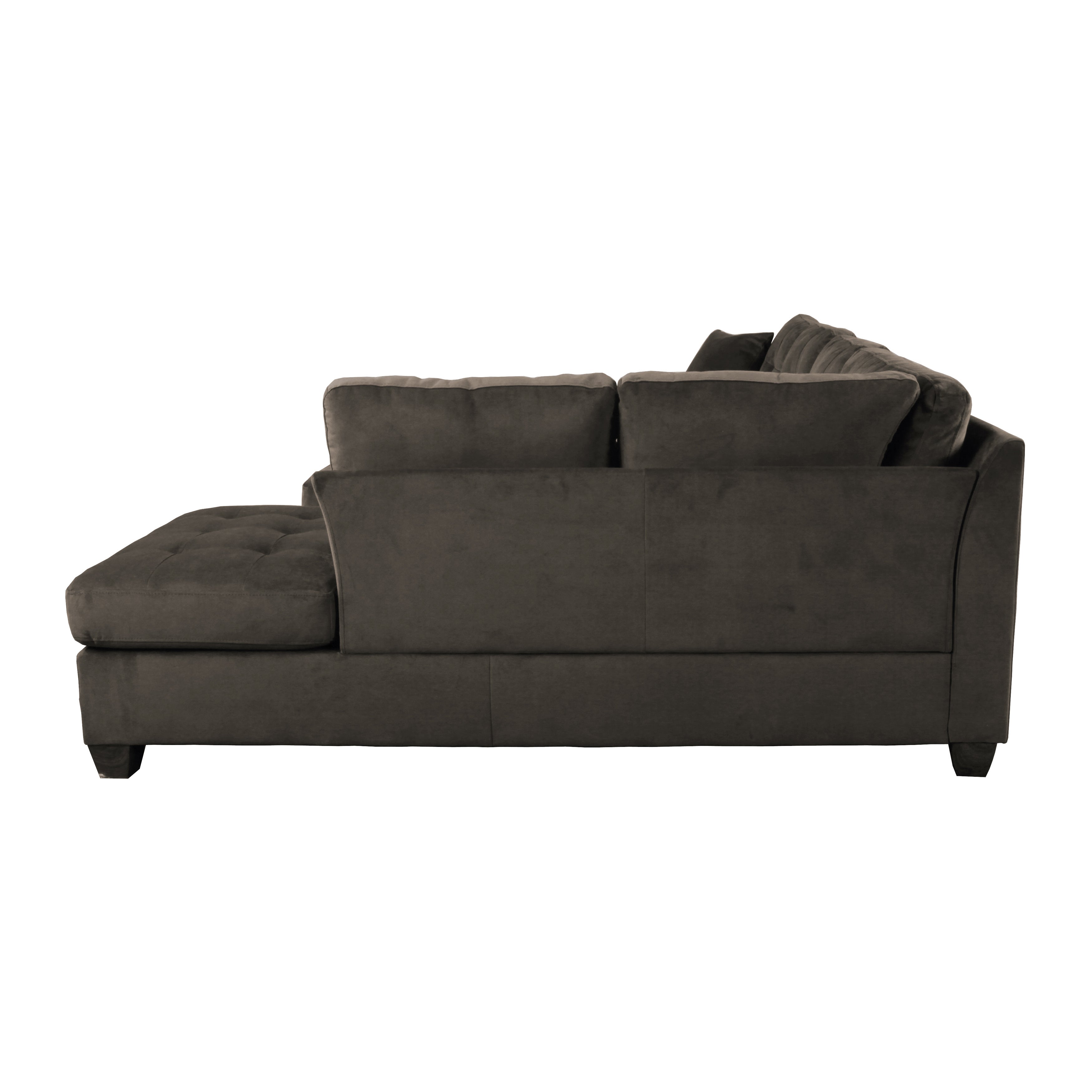 Emilio Chocolate Reversible Sectional - SET | 8367CH-3 | 8367CH-5 - Bien Home Furniture & Electronics