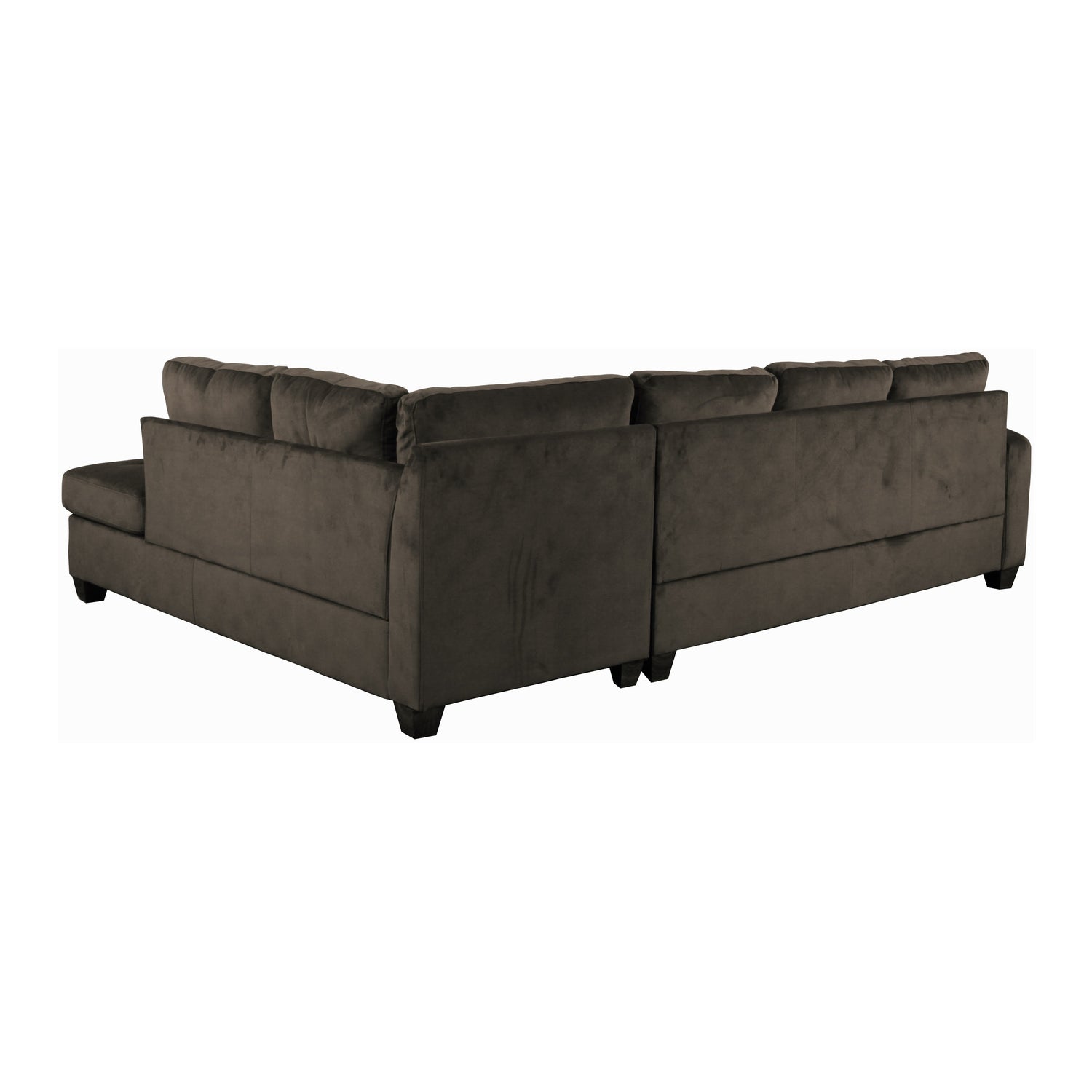 Emilio Chocolate Reversible Sectional - SET | 8367CH-3 | 8367CH-5 - Bien Home Furniture & Electronics