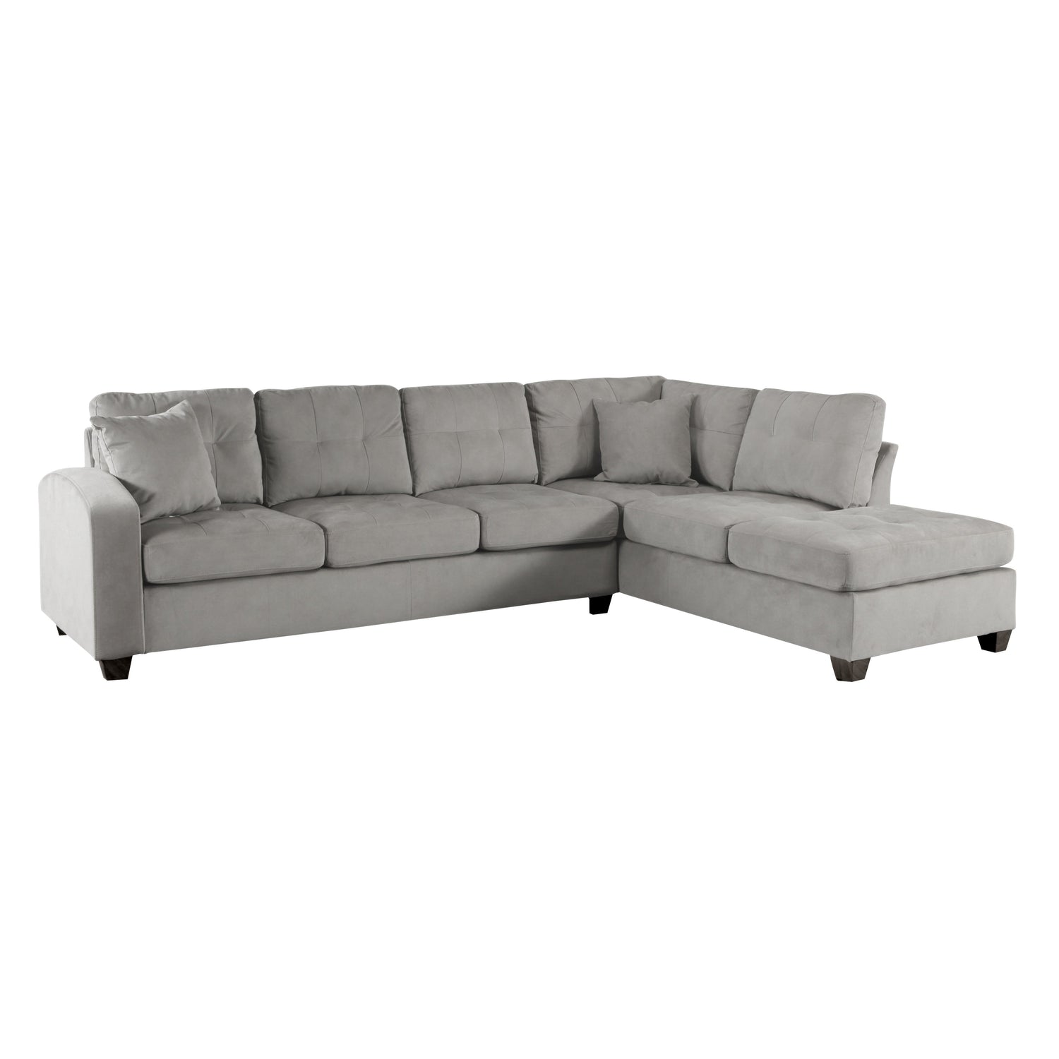 Emilio Taupe Reversible Sectional - SET | 8367TP-3 | 8367TP-5 - Bien Home Furniture & Electronics