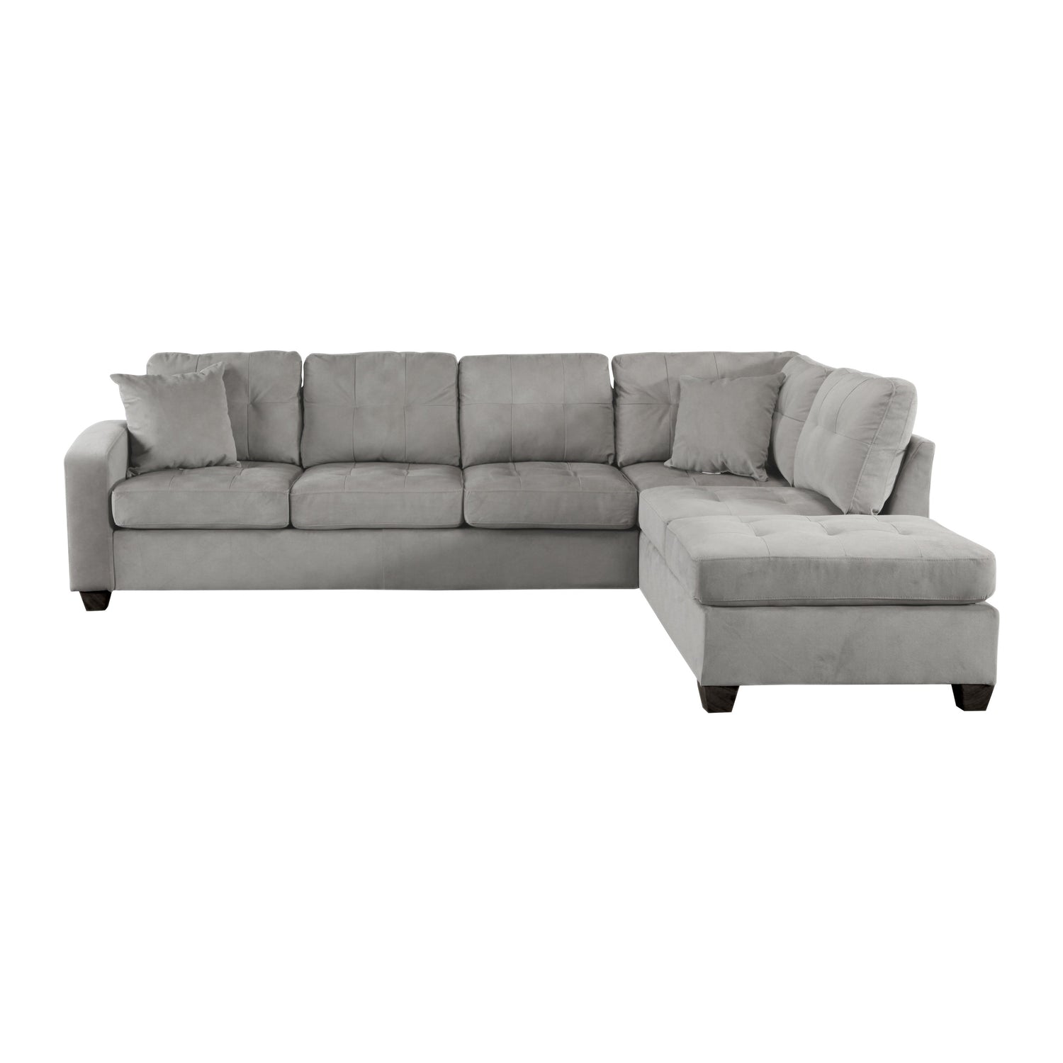 Emilio Taupe Reversible Sectional - SET | 8367TP-3 | 8367TP-5 - Bien Home Furniture & Electronics