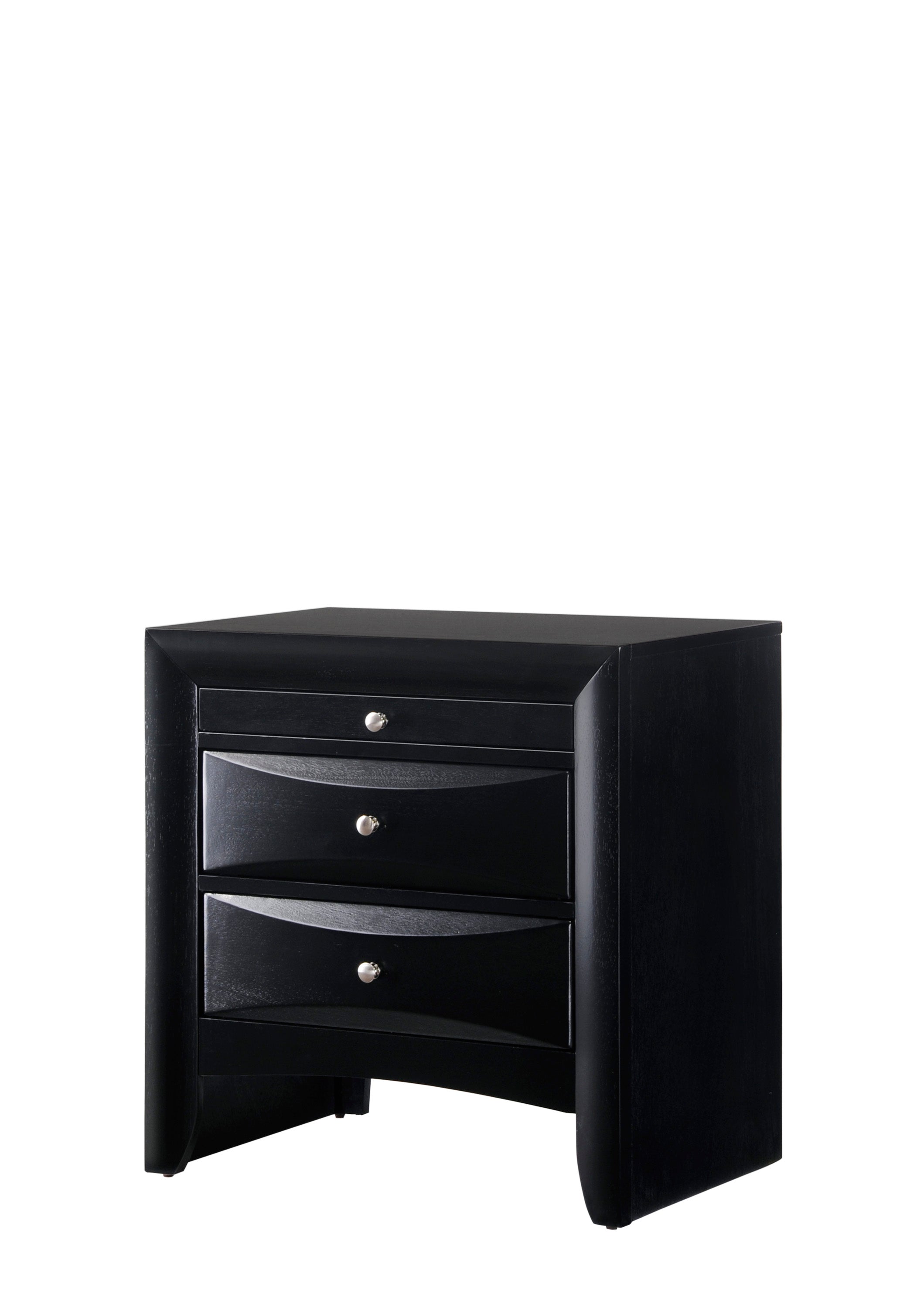 Emily Black Nightstand - B4280-2 - Bien Home Furniture &amp; Electronics