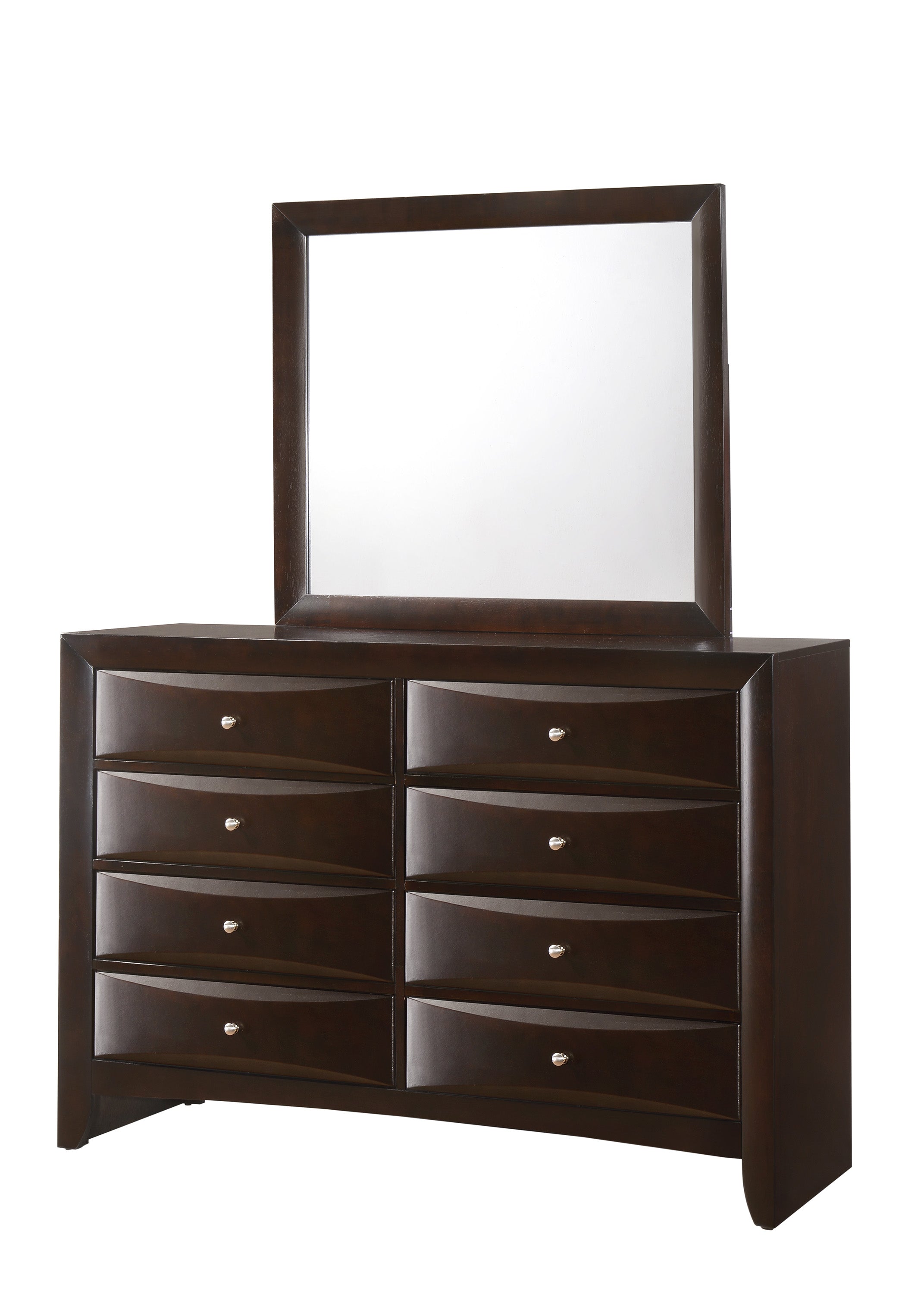 Emily Dark Cherry Bedroom Mirror (Mirror Only) - B4260-11 - Bien Home Furniture &amp; Electronics