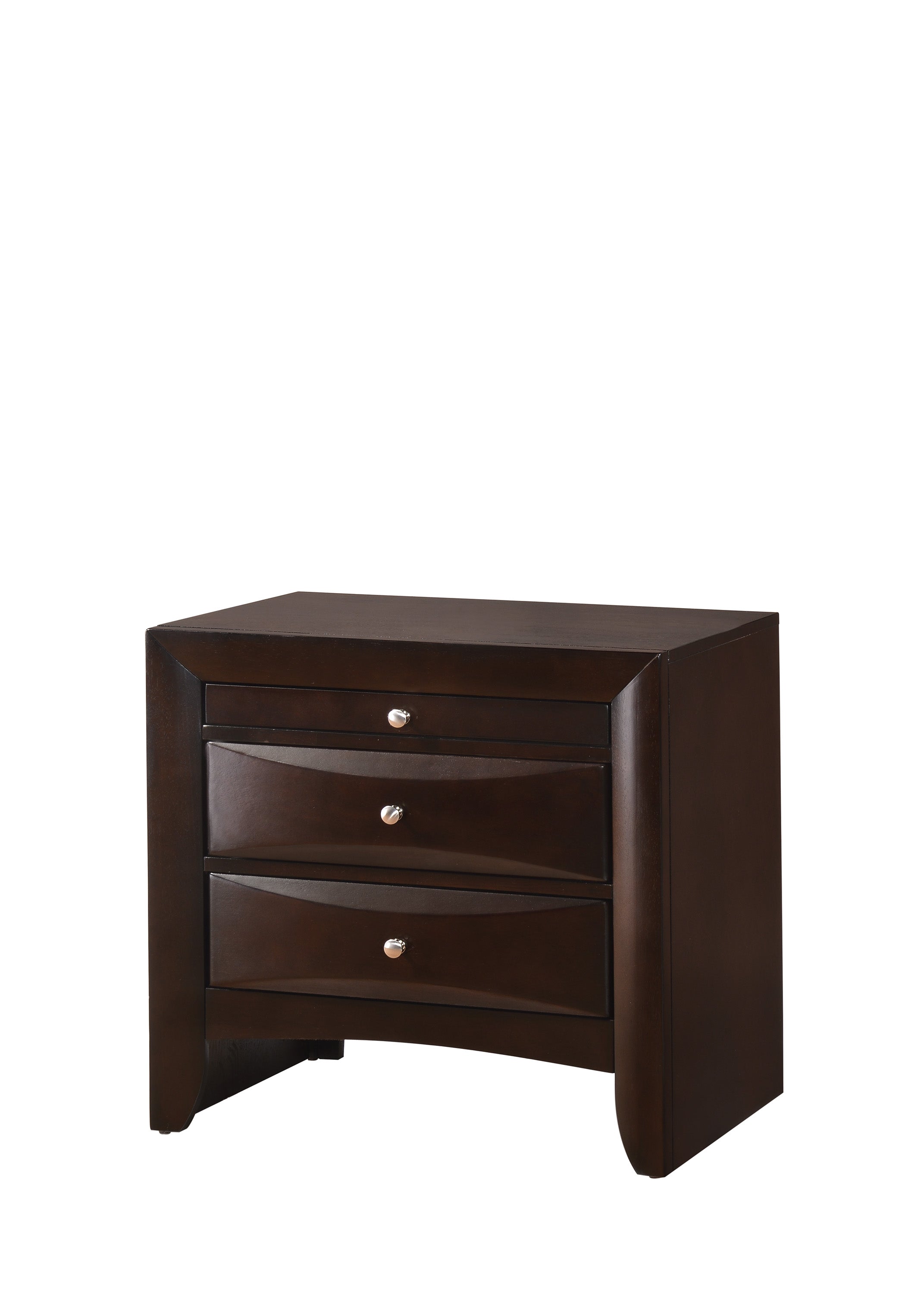 Emily Dark Cherry Nightstand - B4260-2 - Bien Home Furniture &amp; Electronics