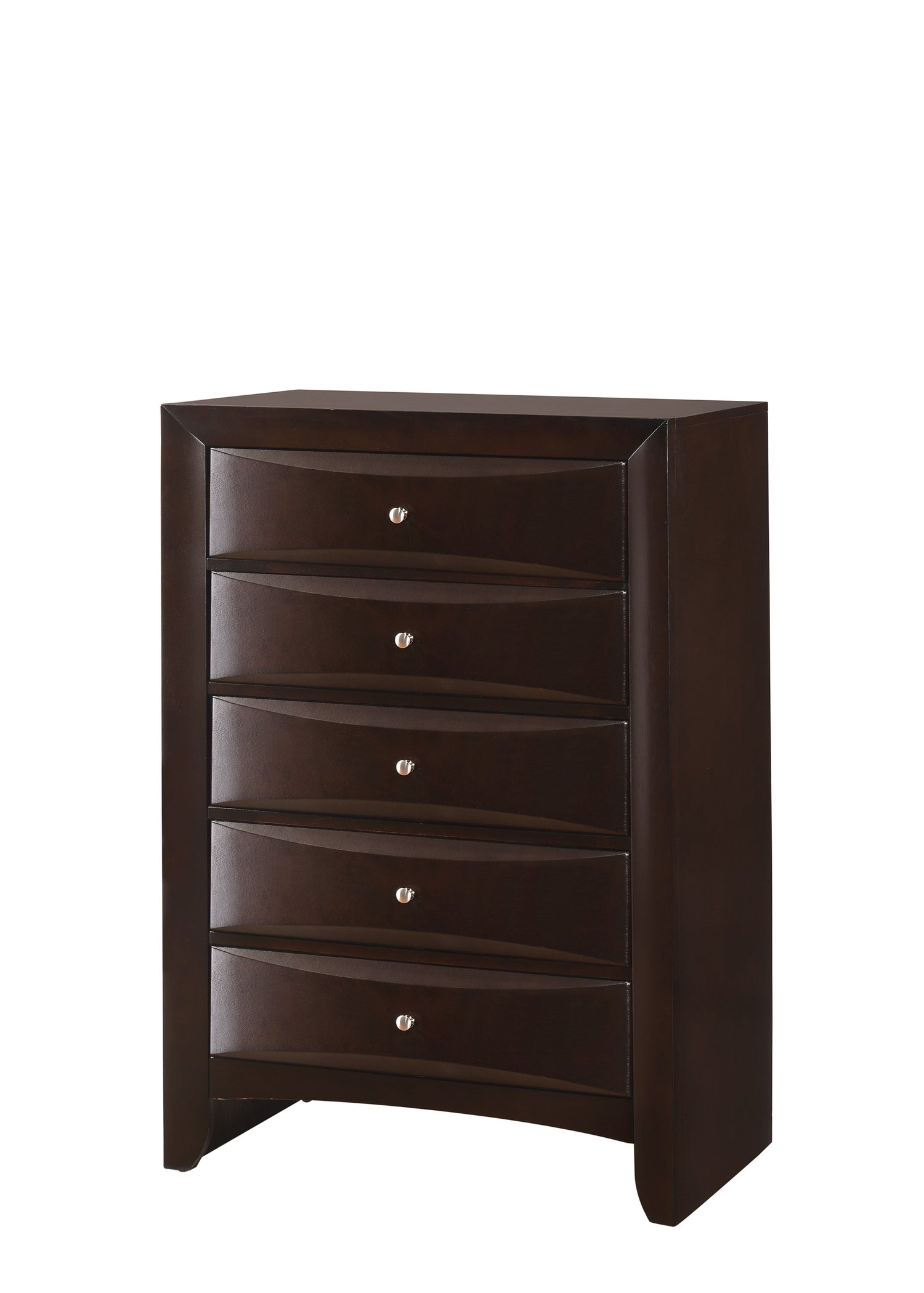Emily Dark Cherry Storage Platform Bedroom Set - SET | B4265-K-HBFB | B4265-K-DRW-L | B4265-K-DRW-R | B4265-K-RAIL | B4260-1 | B4260-11 | B4260-2 | B4260-4 - Bien Home Furniture & Electronics