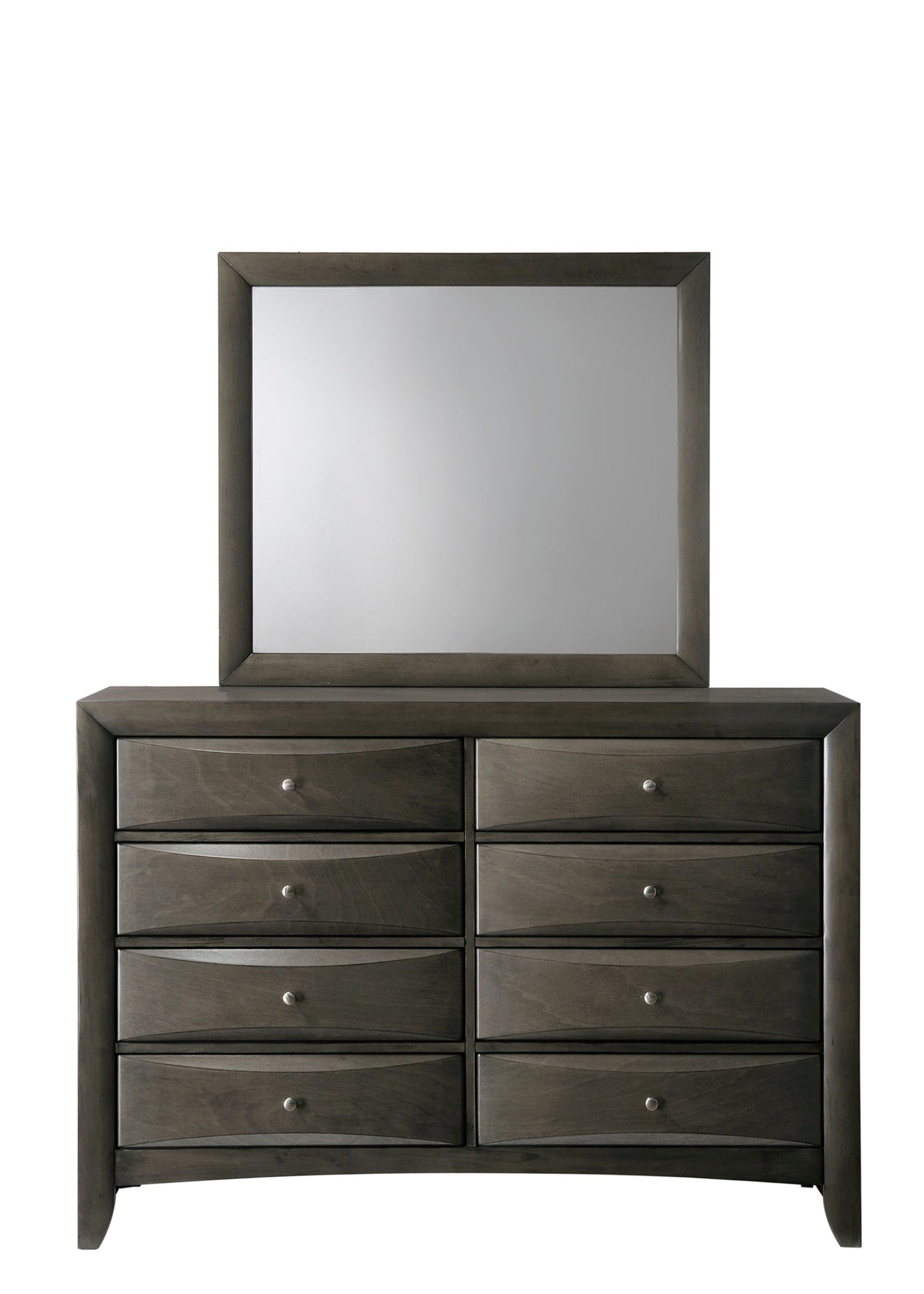 Emily Gray Bedroom Mirror (Mirror Only) - B4270-11 - Bien Home Furniture & Electronics