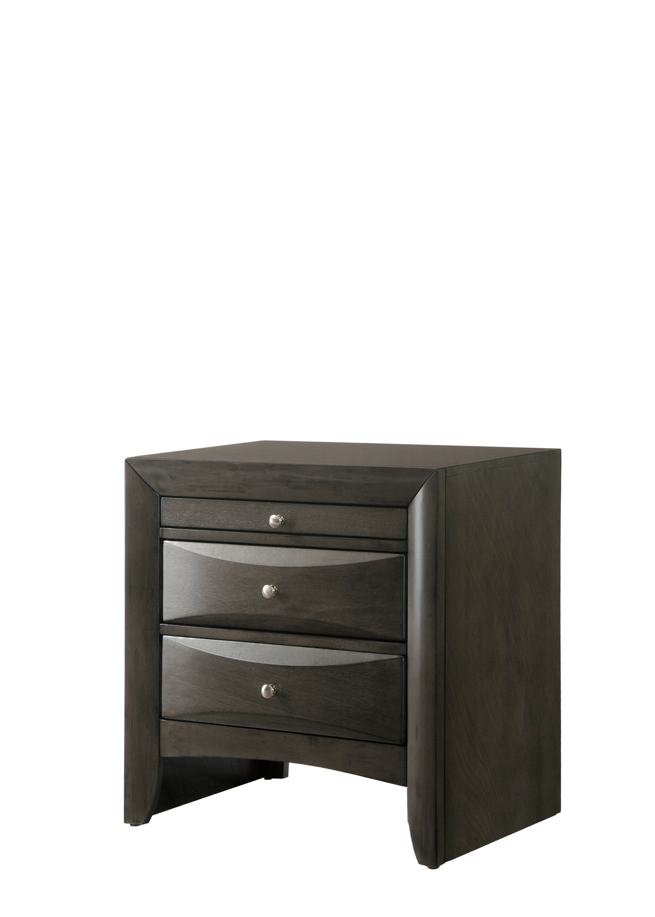 Emily Gray Storage Platform Bedroom Set - SET | B4275-Q-HBFB | B4275-Q-DRW-L | B4275-Q-DRW-R | B4275-Q-RAIL | B4270-2 | B4270-4 - Bien Home Furniture & Electronics