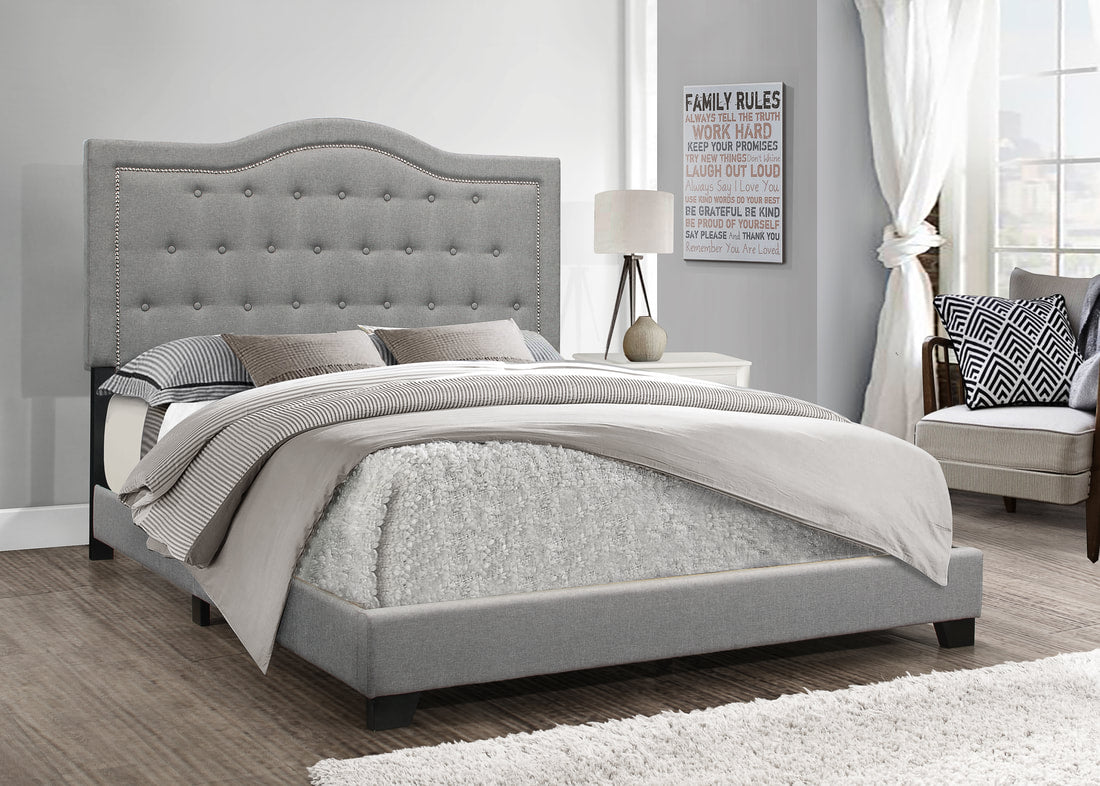 Emma Gray Queen Bed - Emma Gray Queen - Bien Home Furniture &amp; Electronics