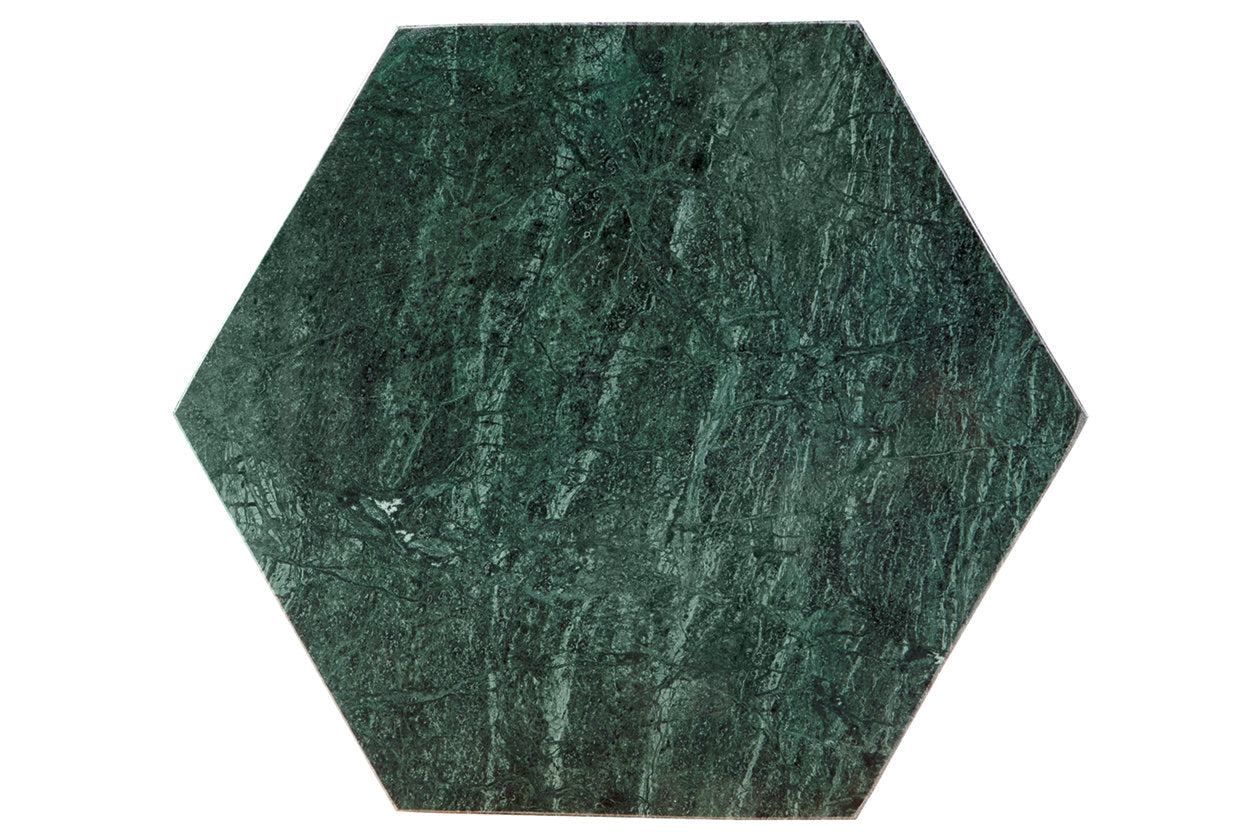 Engelton Green/Gold Accent Table - A4000526 - Bien Home Furniture & Electronics