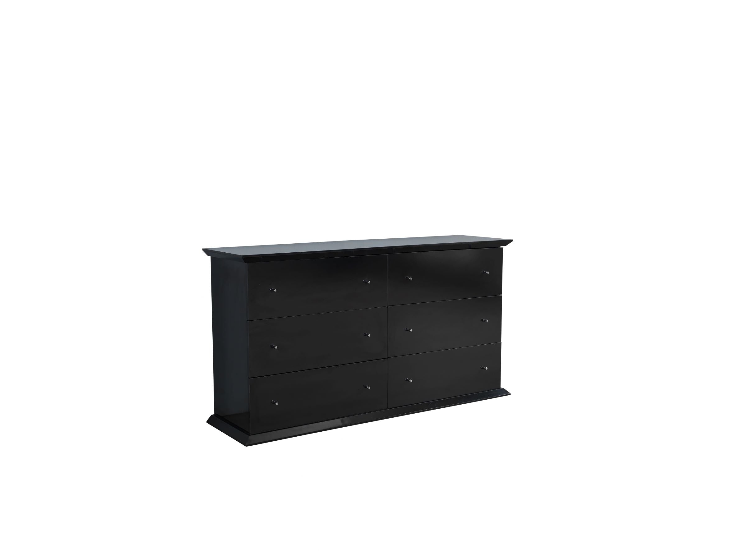 Erika Black 4-Piece Queen Bedroom Set - ERIKABEDROOM-4PCQ - Bien Home Furniture & Electronics