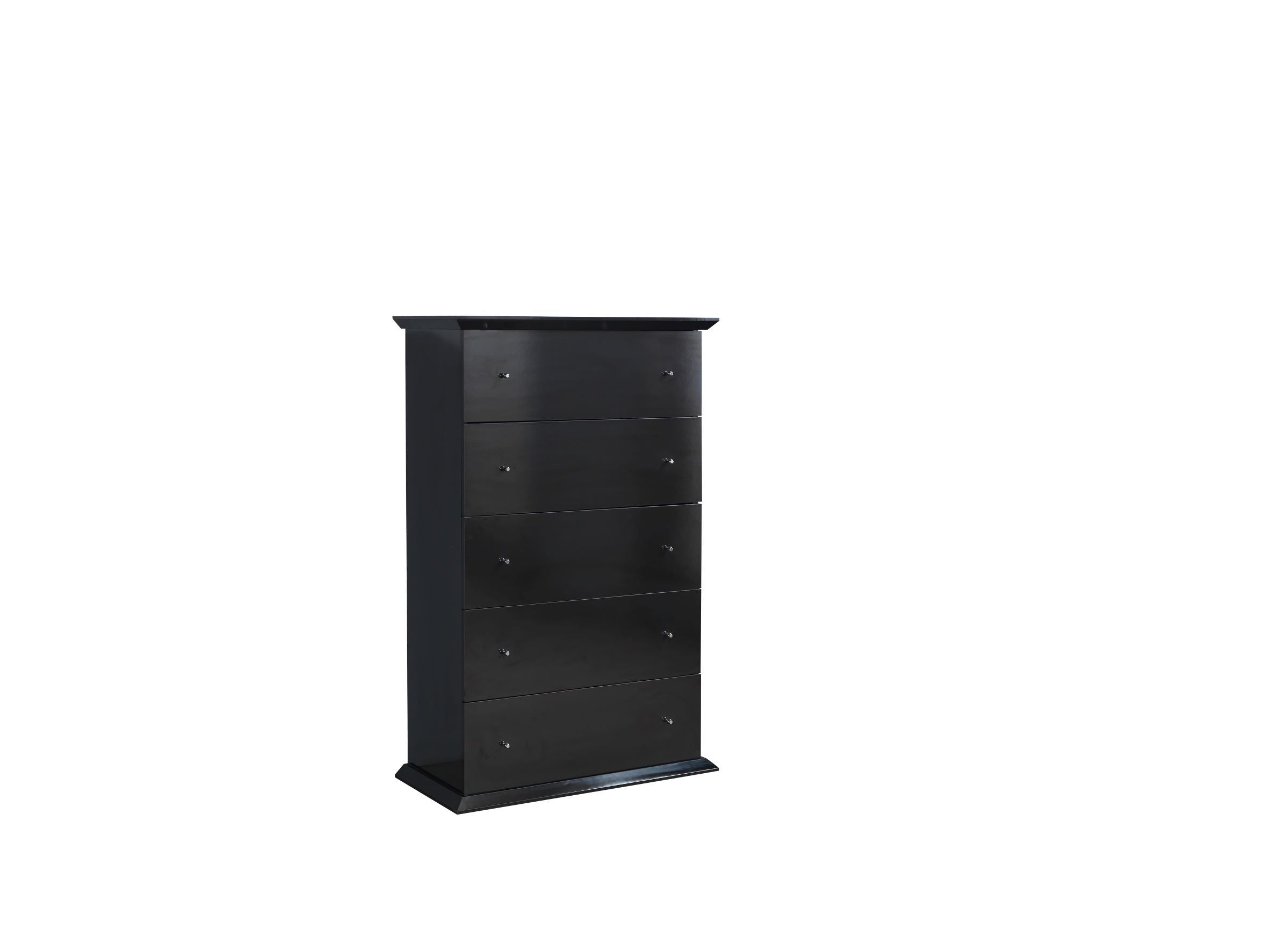 Erika Black 4-Piece Queen Bedroom Set - ERIKABEDROOM-4PCQ - Bien Home Furniture & Electronics
