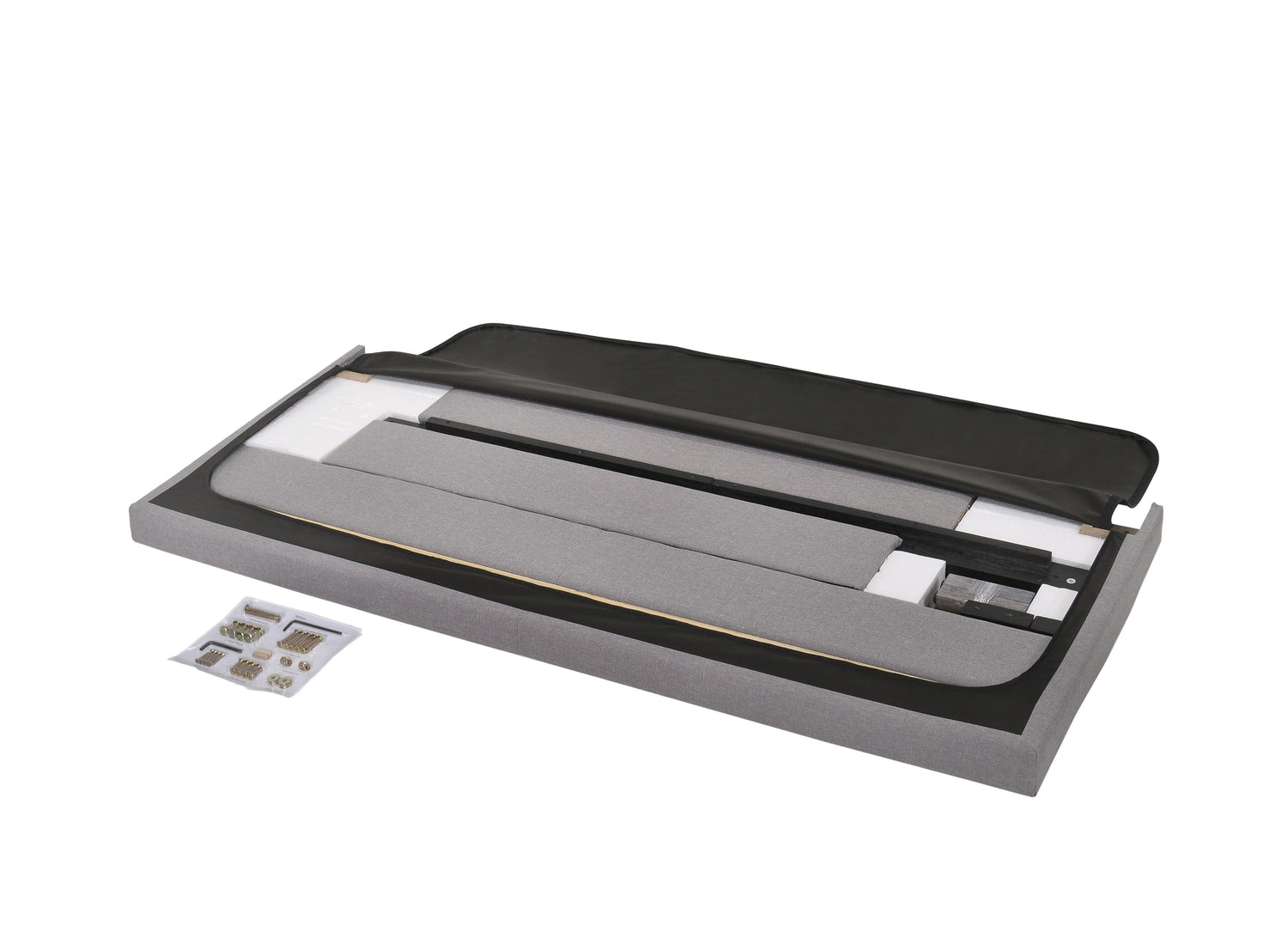 Erin Gray Full Upholstered Bed - 5271GY-F-NH - Bien Home Furniture & Electronics