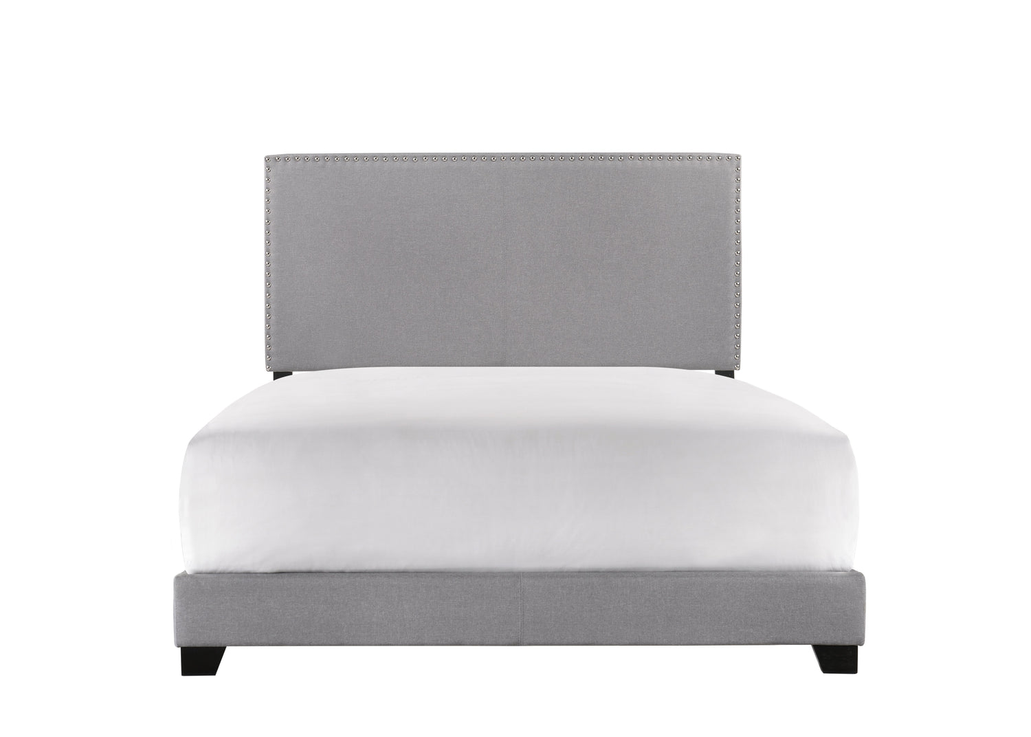Erin Gray Full Upholstered Bed - 5271GY-F-NH - Bien Home Furniture & Electronics