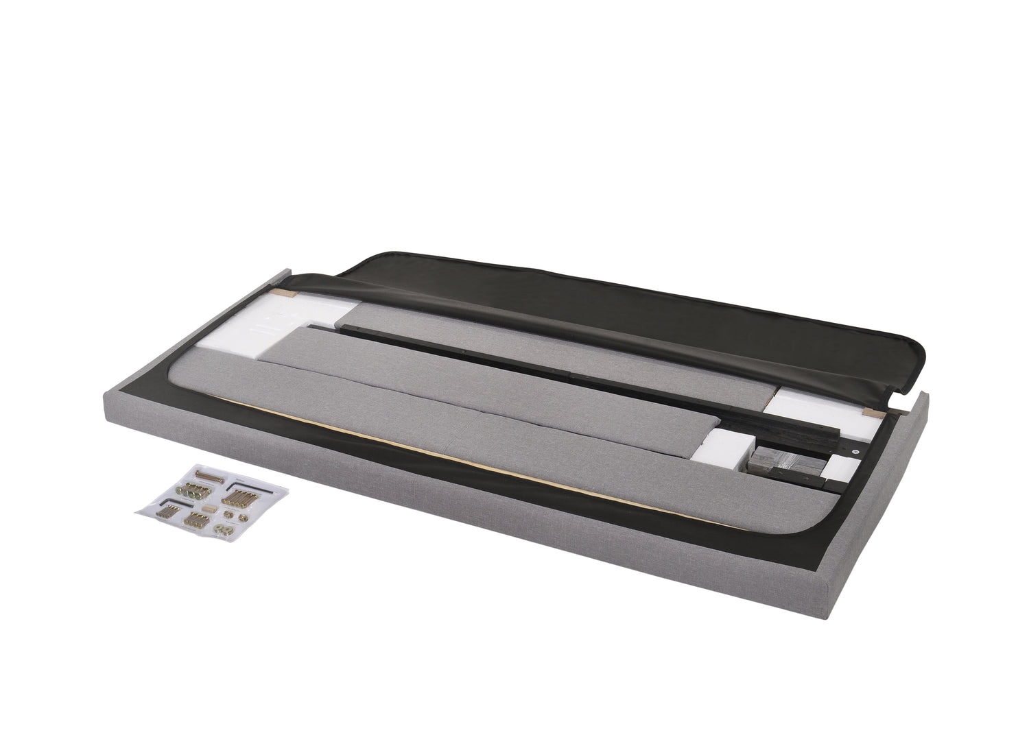 Erin Gray Queen Upholstered Bed - 5271GY-Q-NH - Bien Home Furniture & Electronics