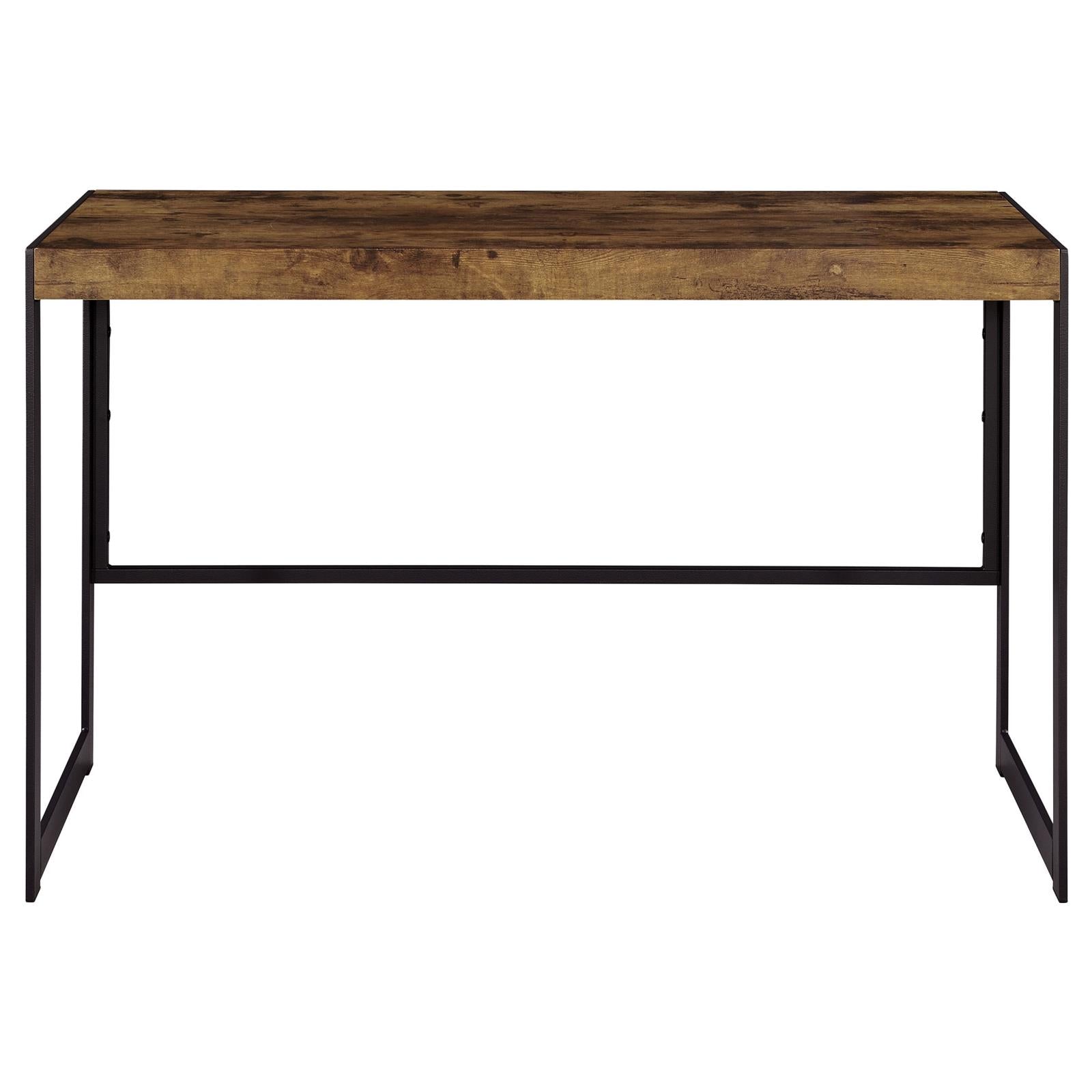 Estrella Antique Nutmeg/Gunmetal Writing Desk - 800655 - Bien Home Furniture & Electronics
