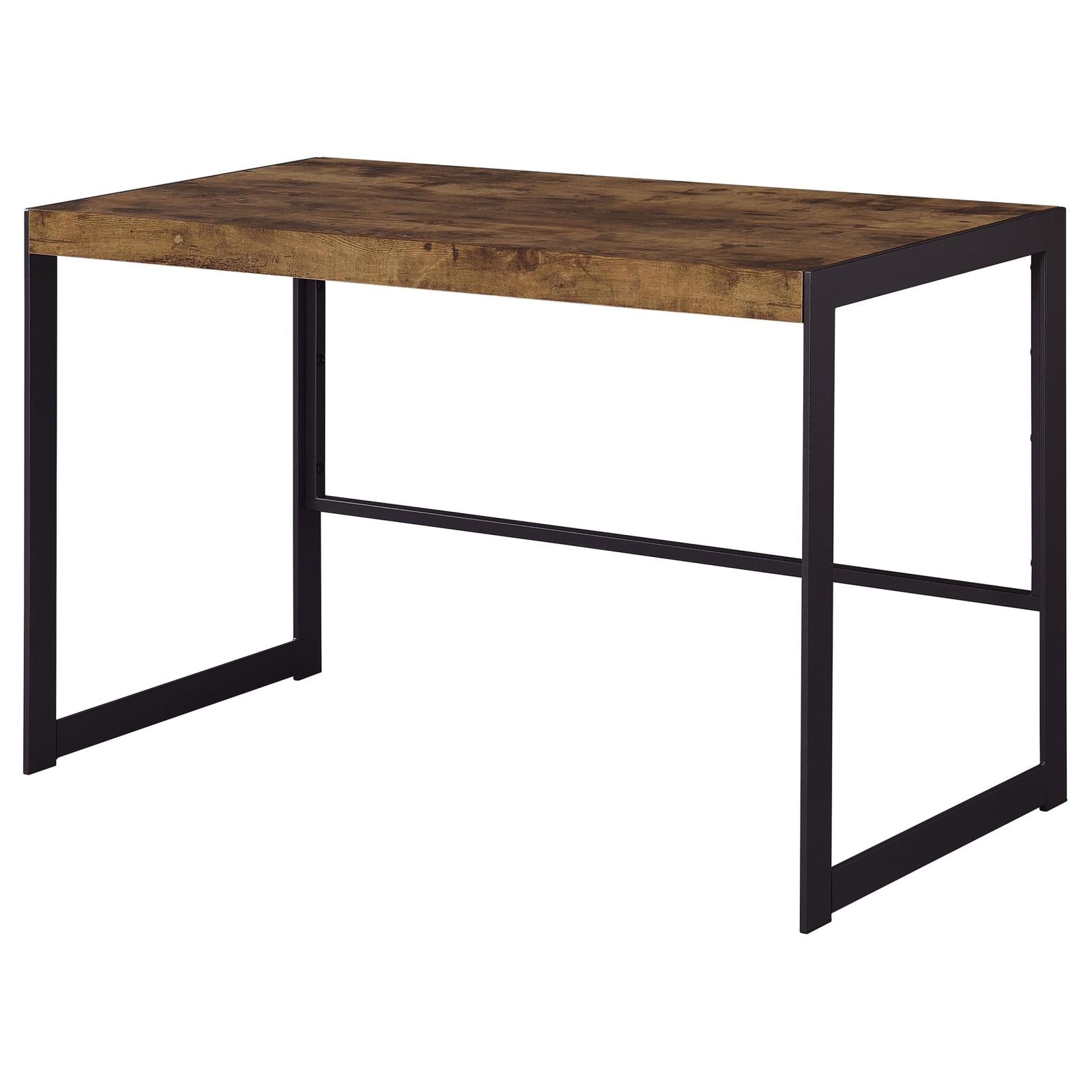 Estrella Antique Nutmeg/Gunmetal Writing Desk - 800655 - Bien Home Furniture & Electronics