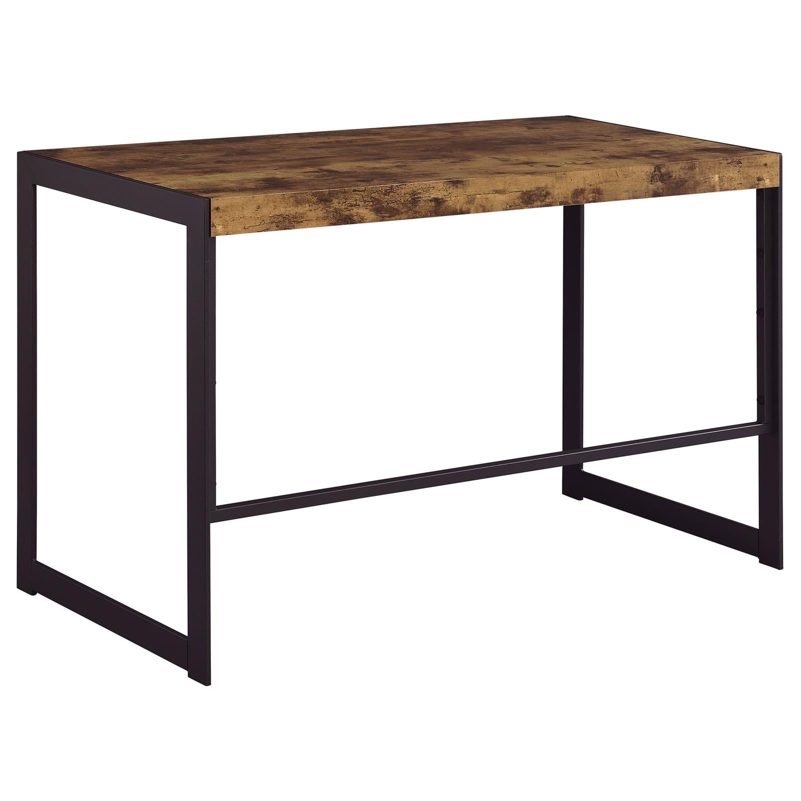 Estrella Antique Nutmeg/Gunmetal Writing Desk - 800655 - Bien Home Furniture & Electronics