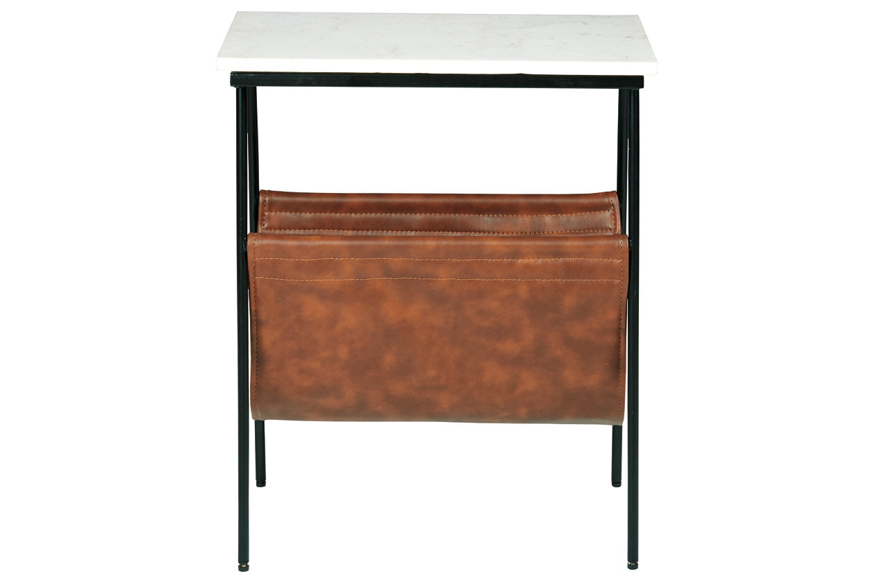 Etanbury Brown/Black/White Accent Table - A4000254 - Bien Home Furniture & Electronics