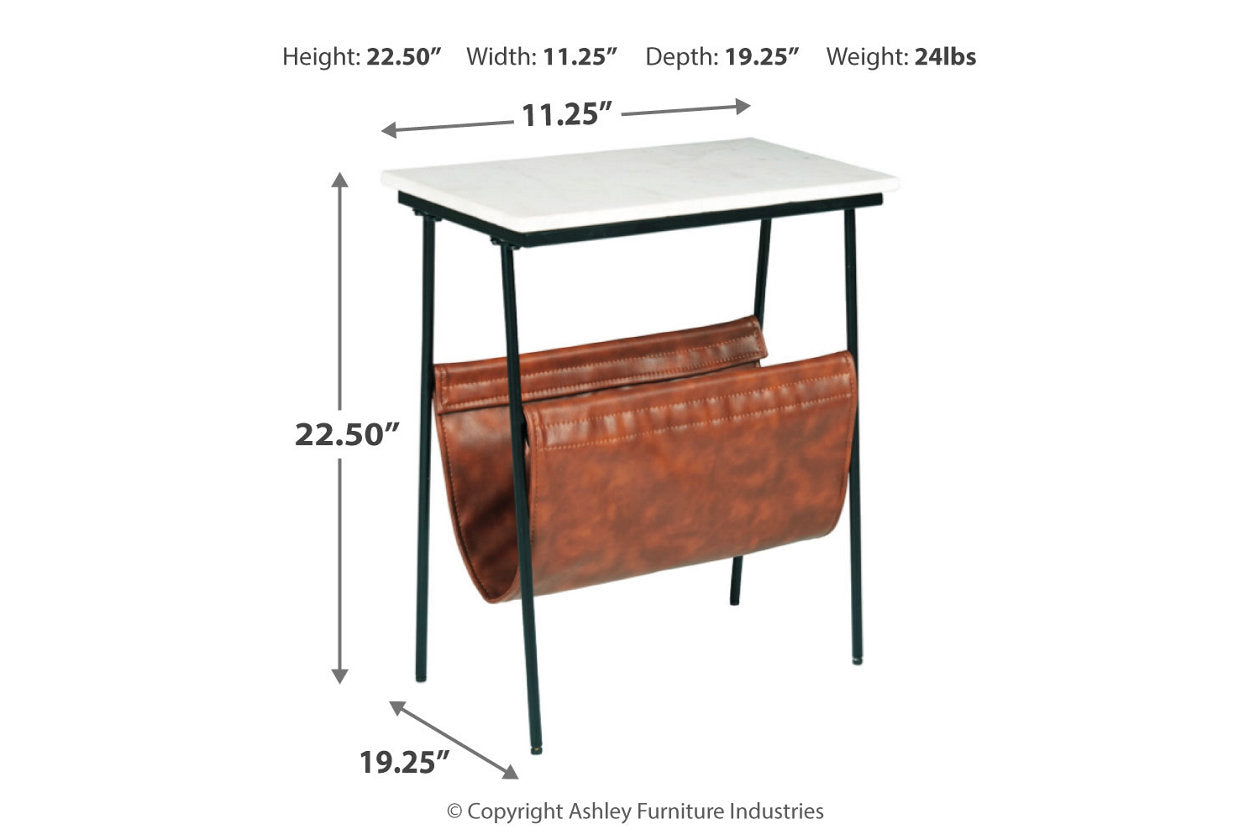 Etanbury Brown/Black/White Accent Table - A4000254 - Bien Home Furniture & Electronics
