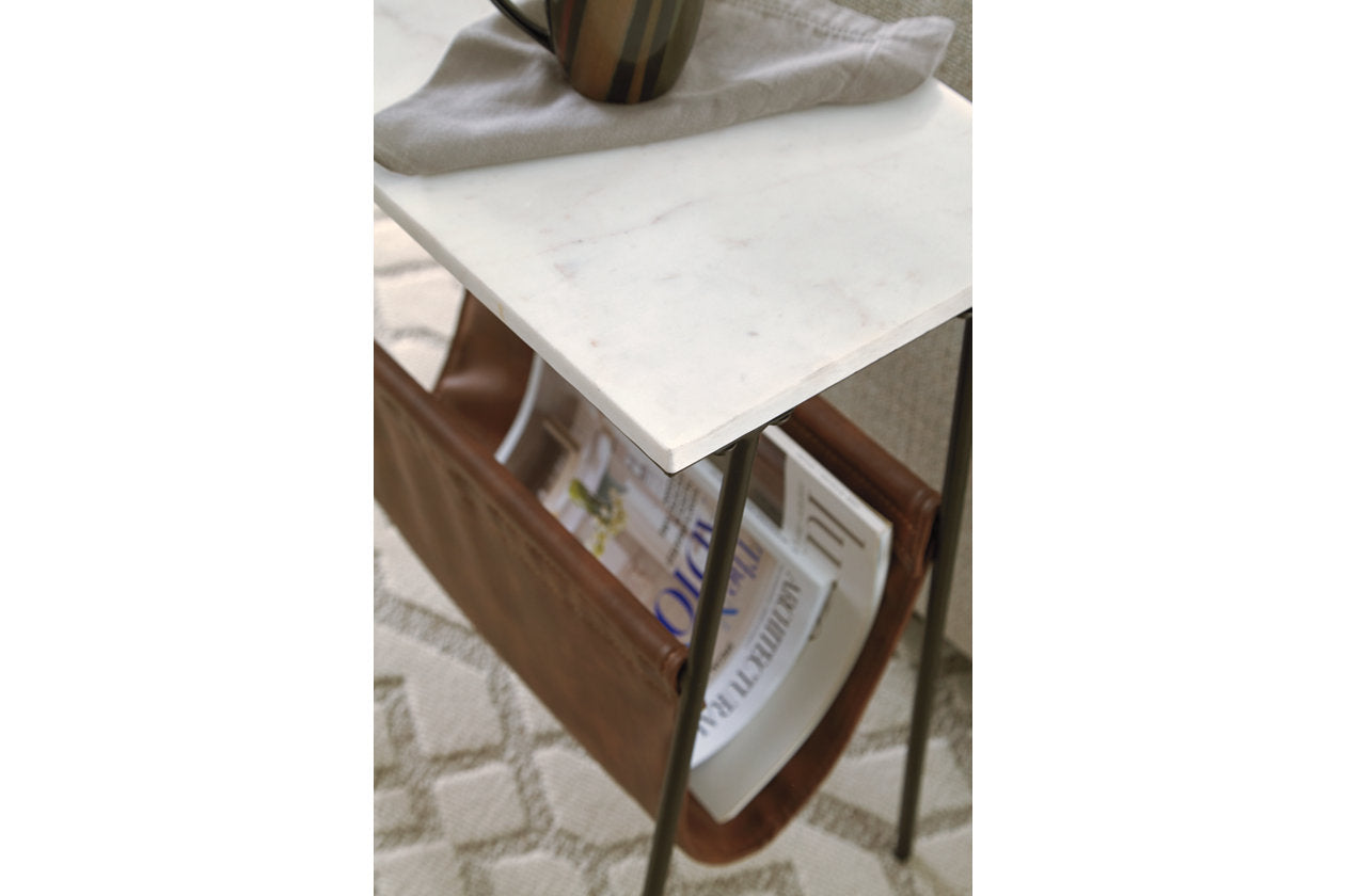 Etanbury Brown/Black/White Accent Table - A4000254 - Bien Home Furniture & Electronics