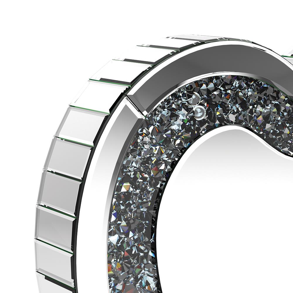 Euston Silver Heart Shape Table Mirror - 961528 - Bien Home Furniture & Electronics