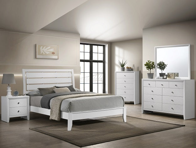Evan King Rail White - B4710-K-RAIL - Bien Home Furniture & Electronics