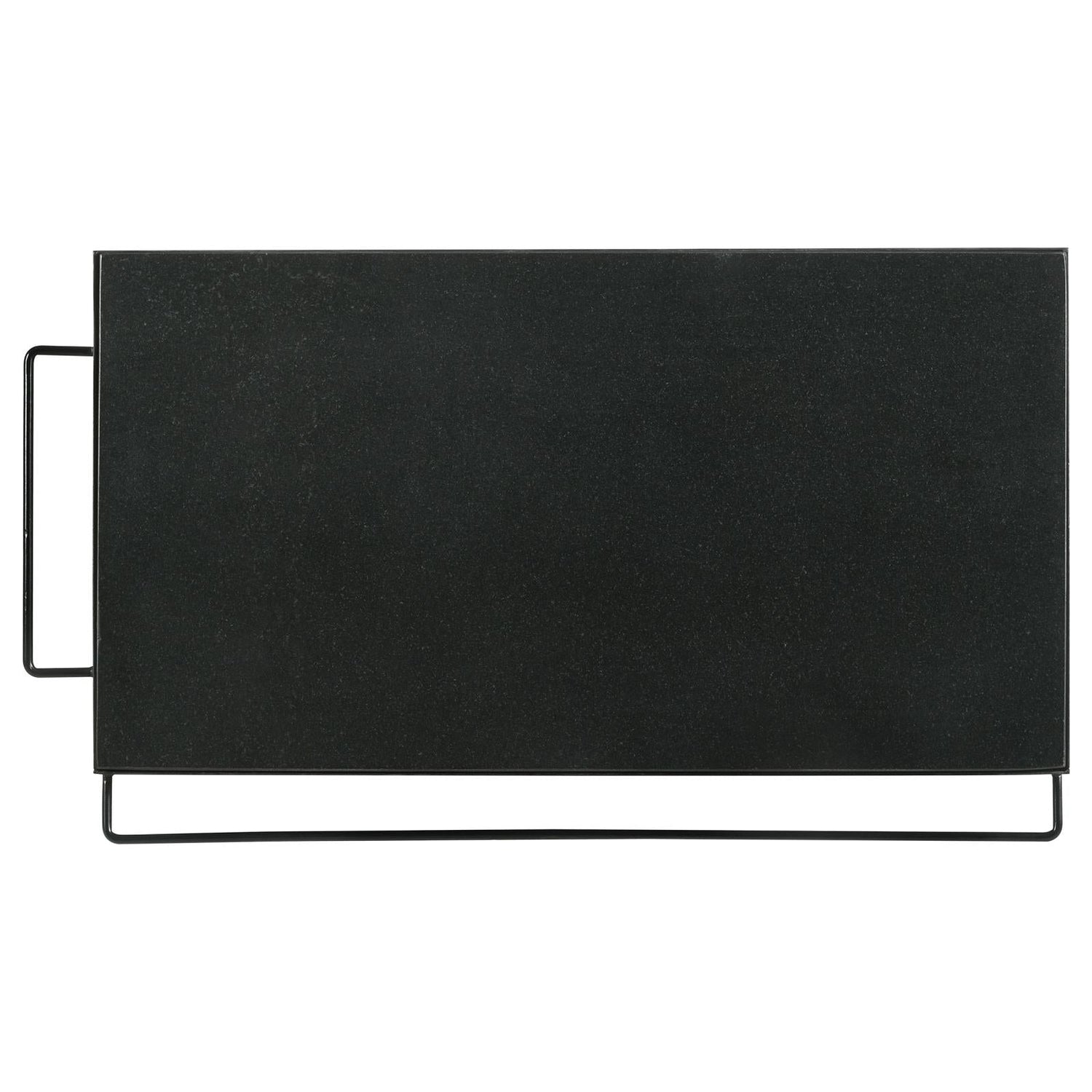 Evander Natural/Black Accent Storage Cart with Casters - 953504 - Bien Home Furniture & Electronics