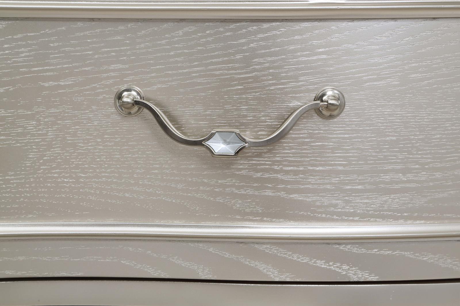 Evangeline 3-Drawer Nightstand Silver Oak - 223392 - Bien Home Furniture & Electronics