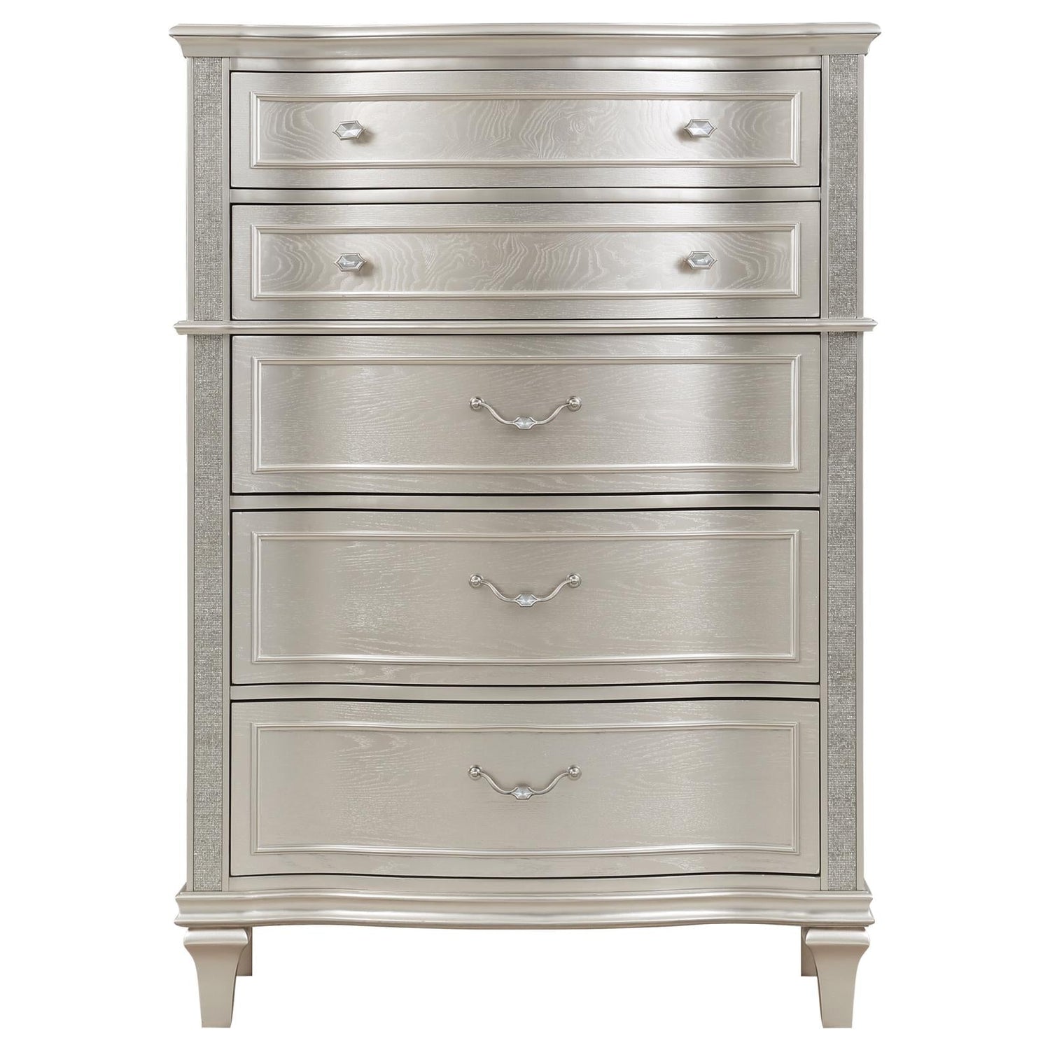 Evangeline Silver Oak 6-Drawer Chest - 223395 - Bien Home Furniture & Electronics