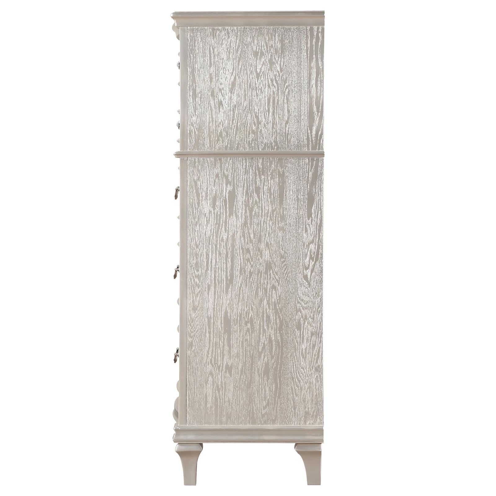 Evangeline Silver Oak 6-Drawer Chest - 223395 - Bien Home Furniture & Electronics