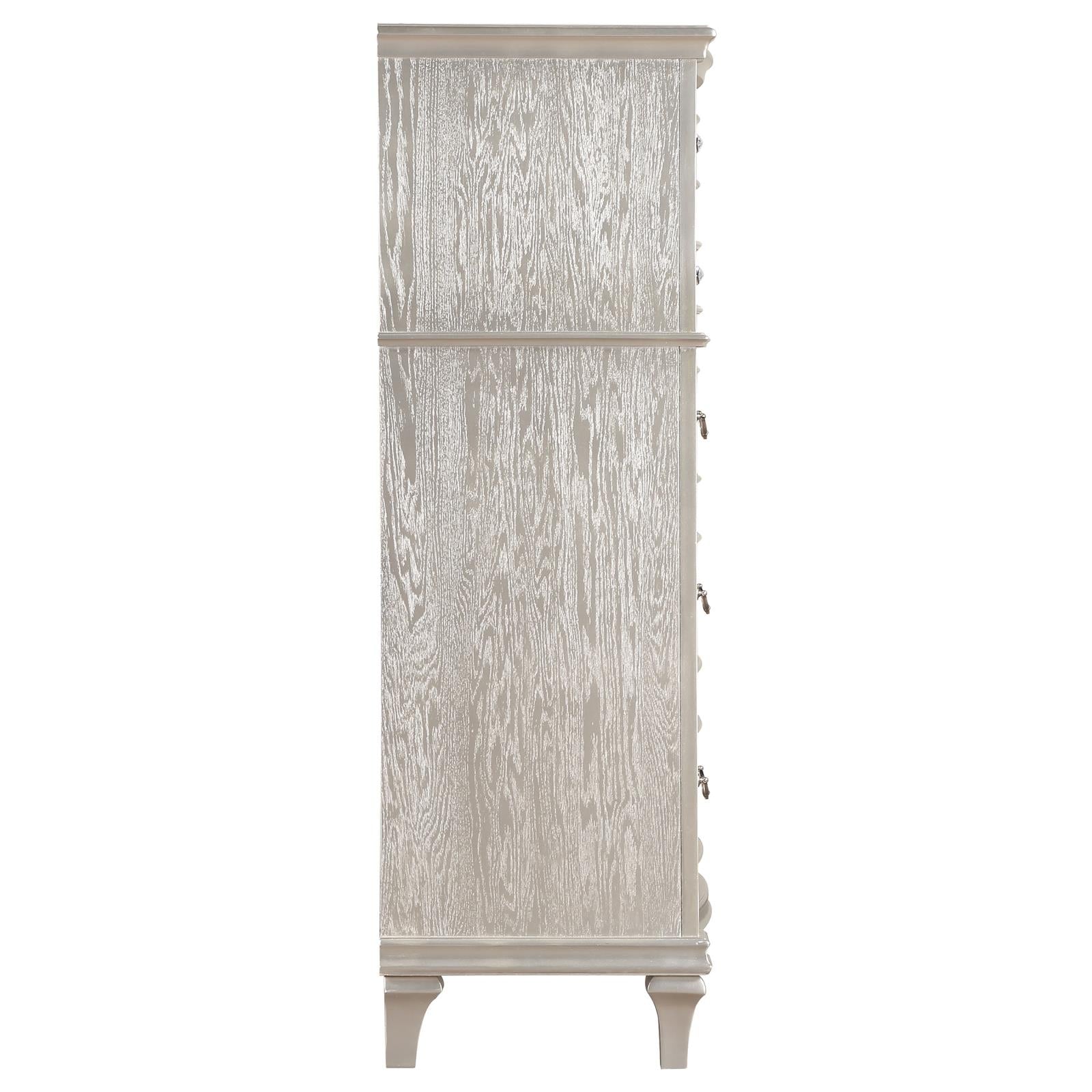 Evangeline Silver Oak 6-Drawer Chest - 223395 - Bien Home Furniture & Electronics