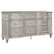 Evangeline Silver Oak 9-Drawer Dresser - 223393 - Bien Home Furniture & Electronics