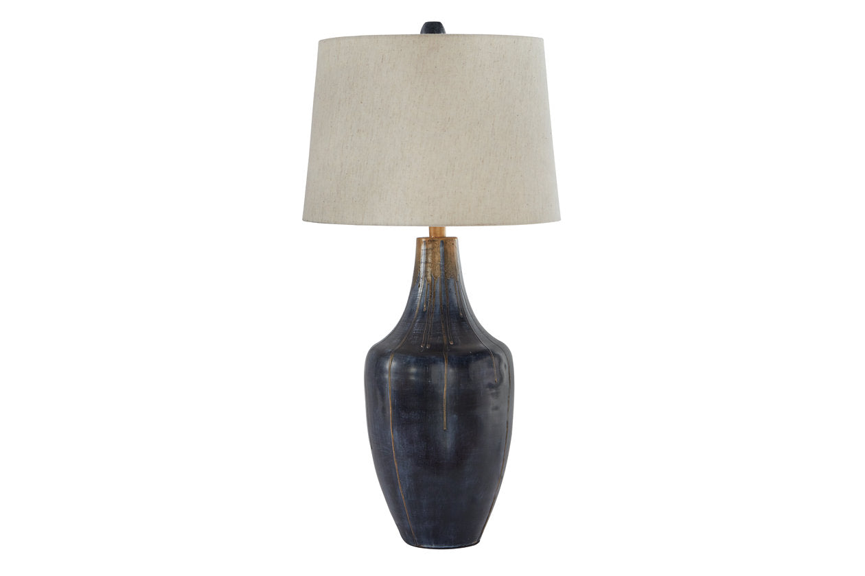 Evania Indigo Table Lamp - L207344 - Bien Home Furniture & Electronics