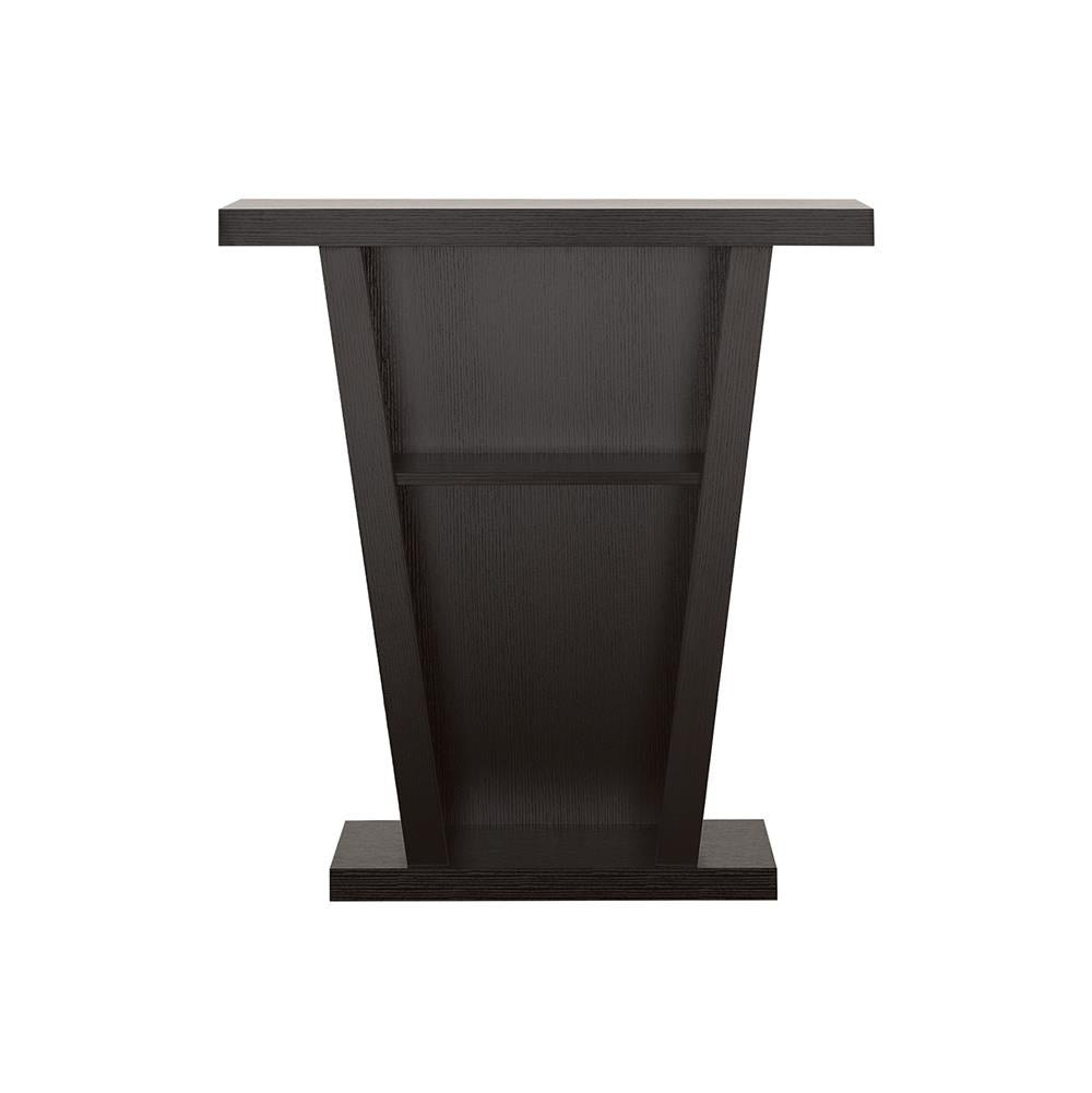 Evanna Cappuccino 2-Shelf Console Table - 950136 - Bien Home Furniture & Electronics