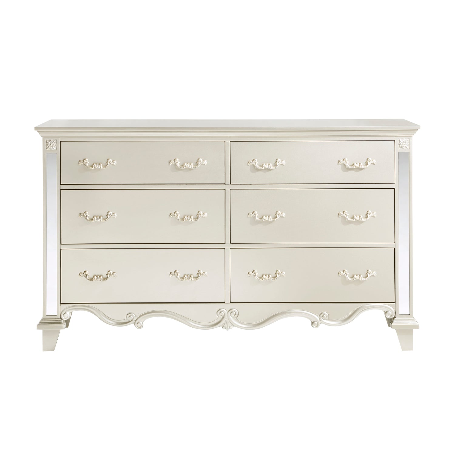Ever Champagne Mirrored Dresser - 1429-5 - Bien Home Furniture & Electronics