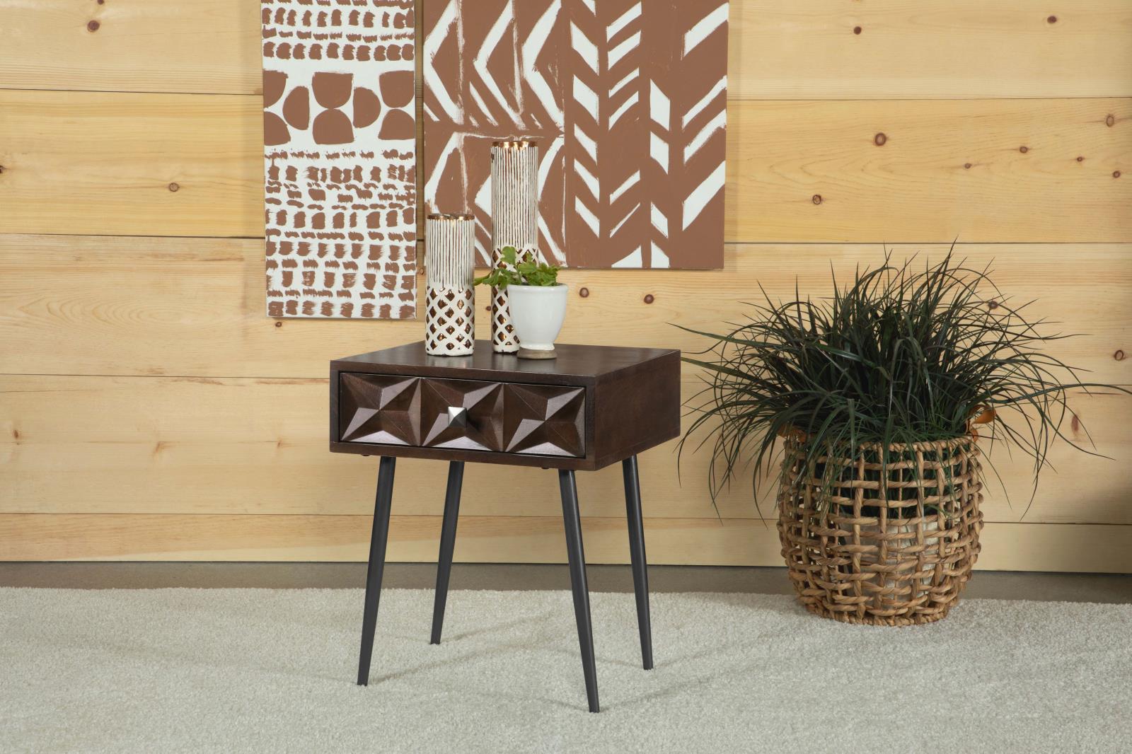 Ezra Rectangular 1-Drawer Accent Cabinet - 959539 - Bien Home Furniture & Electronics