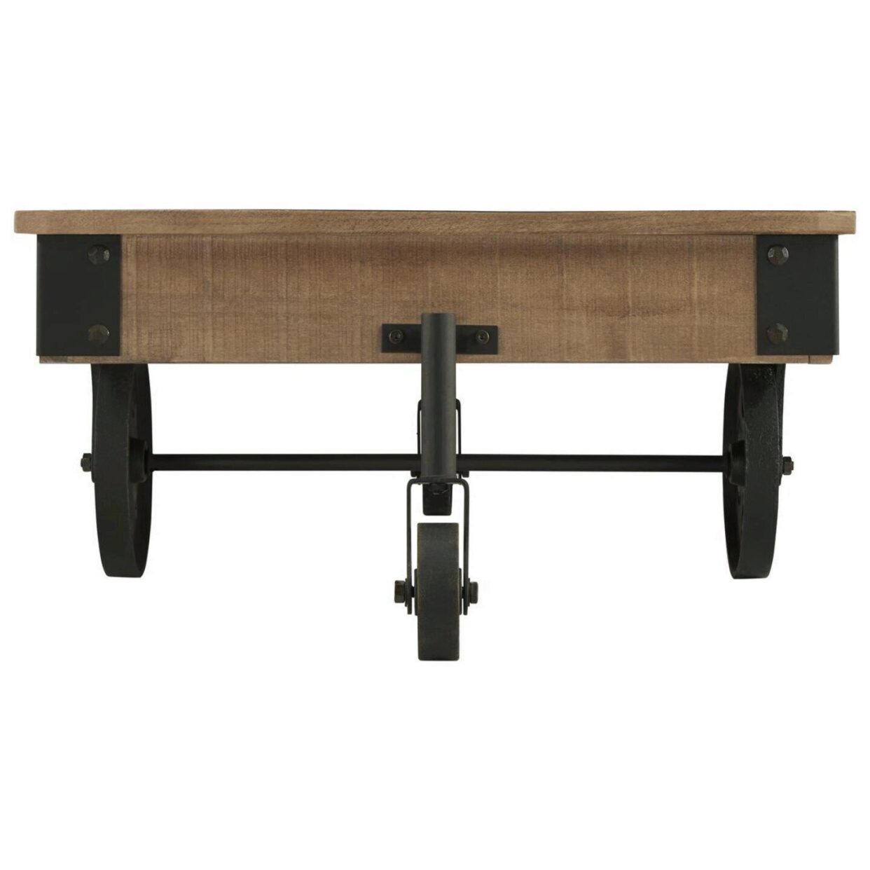 Factory Rustic Brown Cocktail Table - 3228-30 - Bien Home Furniture & Electronics