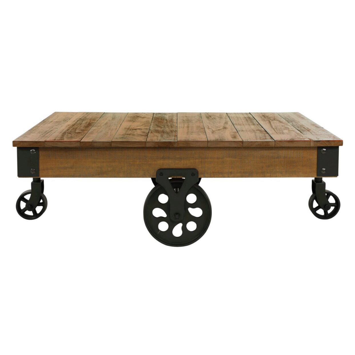 Factory Rustic Brown Cocktail Table - 3228-30 - Bien Home Furniture & Electronics