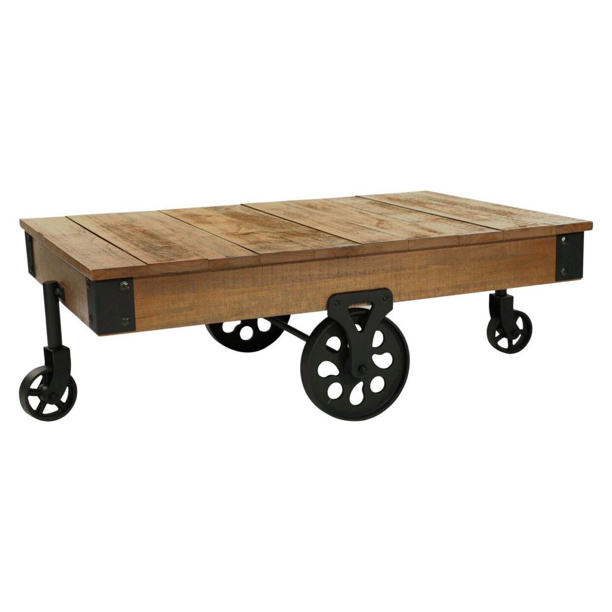 Factory Rustic Brown Cocktail Table - 3228-30 - Bien Home Furniture & Electronics