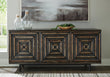 Fair Ridge Distressed Black Accent Cabinet - A4000573 - Bien Home Furniture & Electronics