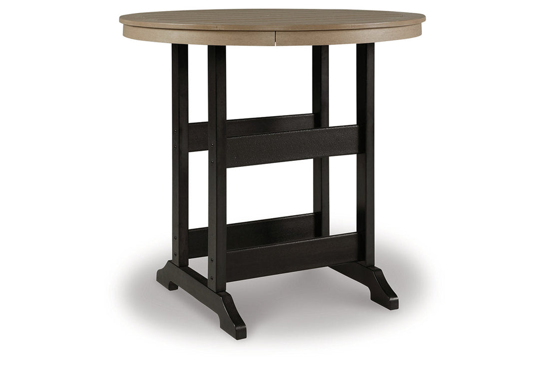Fairen Trail Black/Driftwood Bar Table - P211-613 - Bien Home Furniture &amp; Electronics