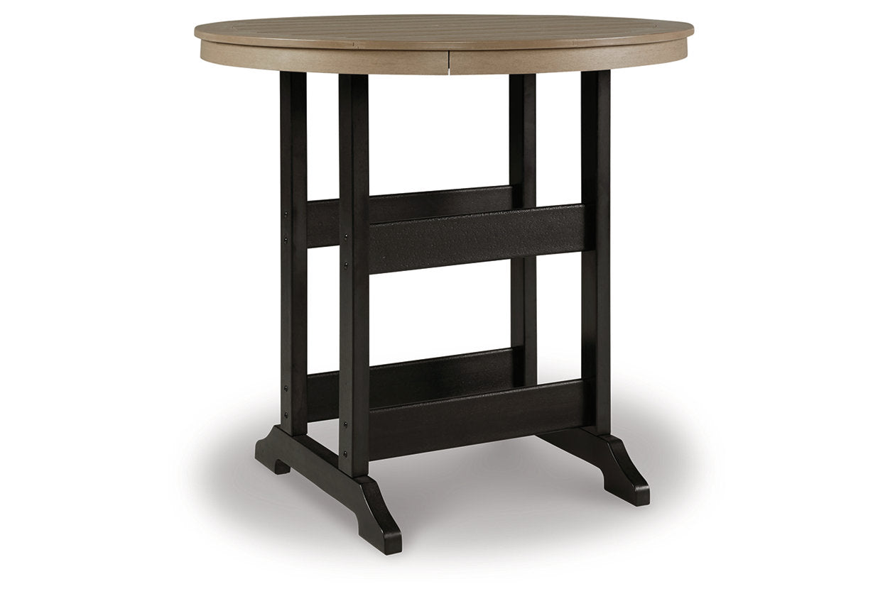 Fairen Trail Black/Driftwood Bar Table - P211-613 - Bien Home Furniture & Electronics