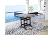 Fairen Trail Black/Driftwood Outdoor Counter Height Dining Table - P211-632 - Bien Home Furniture & Electronics