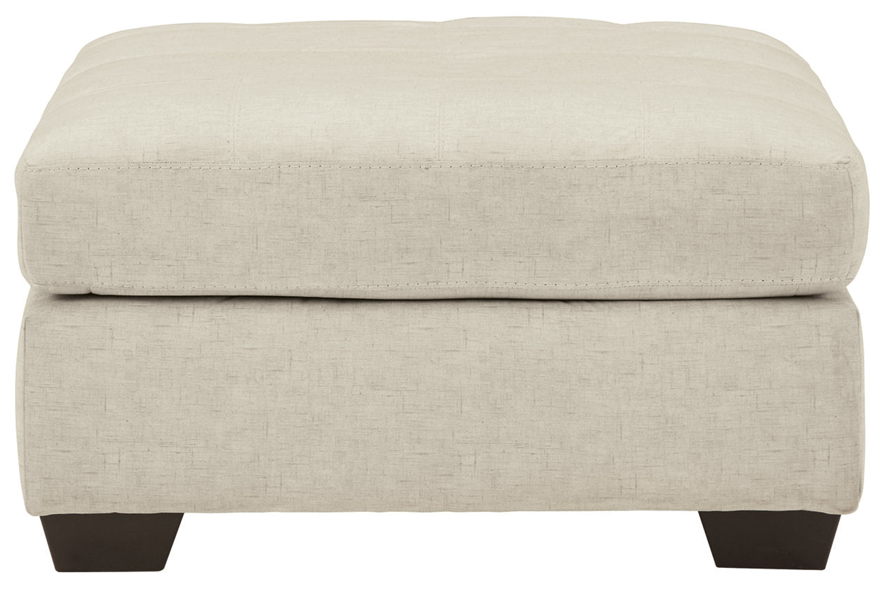 Falkirk Parchment Oversized Accent Ottoman - 8080608 - Bien Home Furniture & Electronics