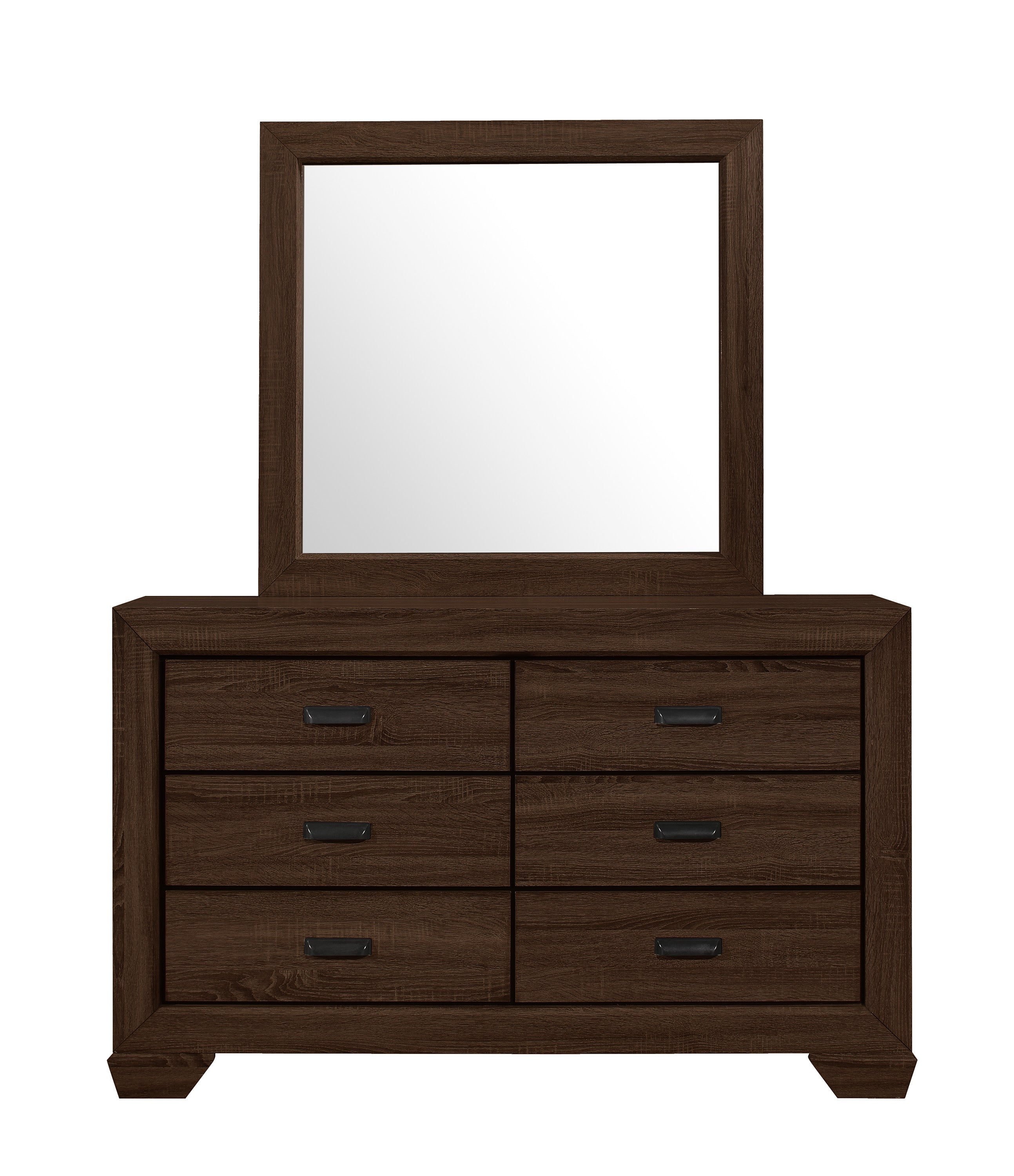 Farrow Chocolate Bedroom Mirror (Mirror Only) - B5510-11 - Bien Home Furniture & Electronics